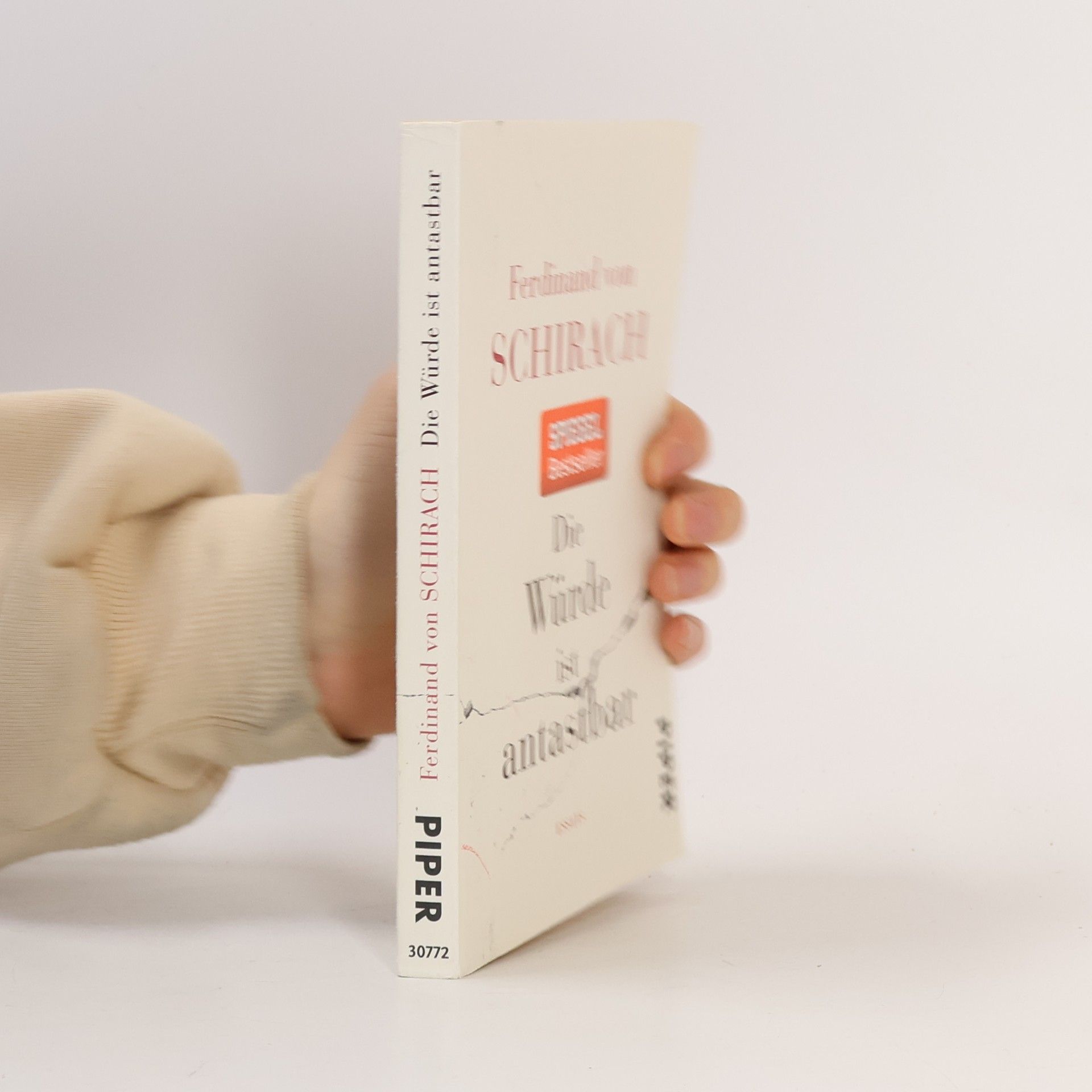 Ferdinand Schirach Die Würde ist antastbar