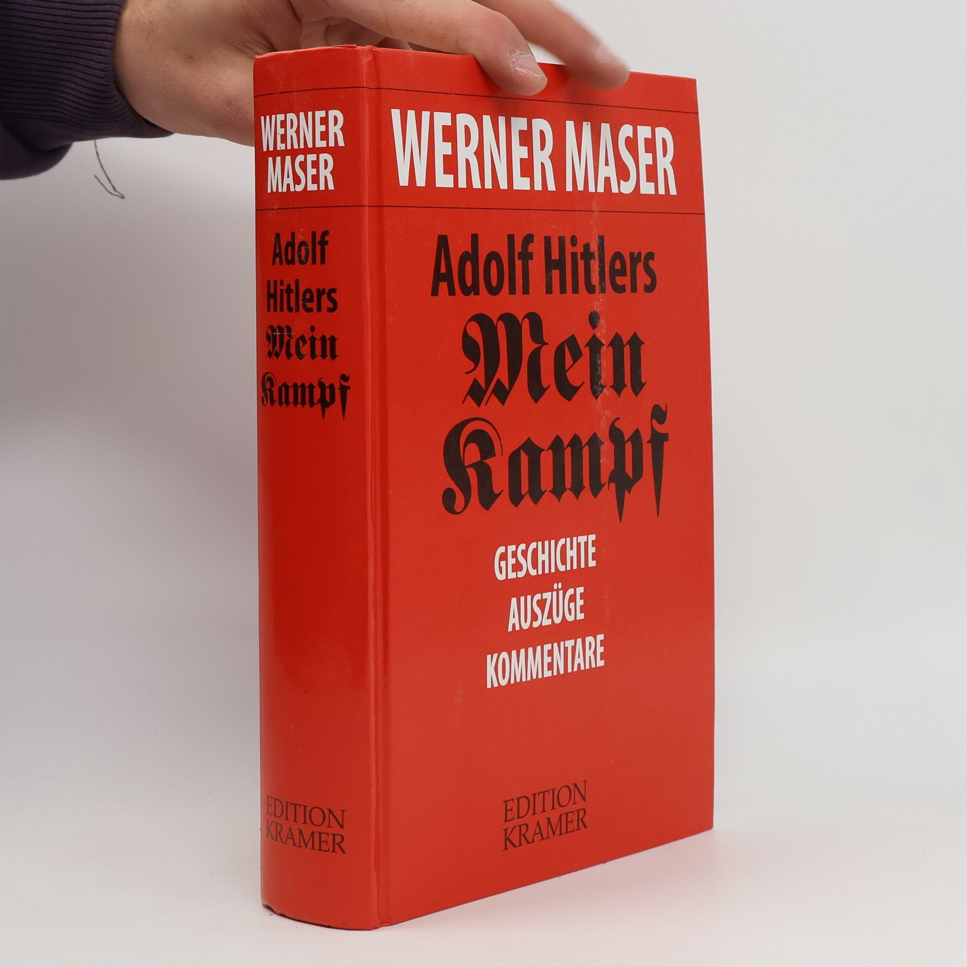 Werner Maser Adolf Hitlers Mein Kampf