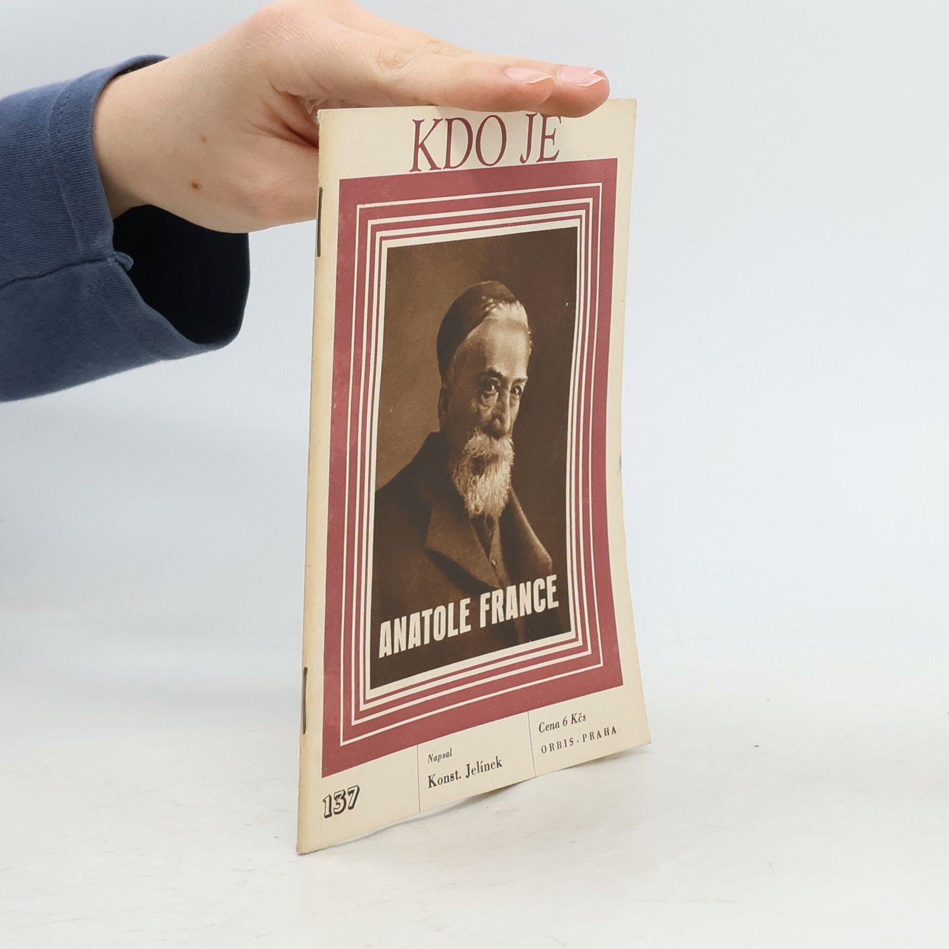 Jelínek Konstantin Kdo je Anatole France