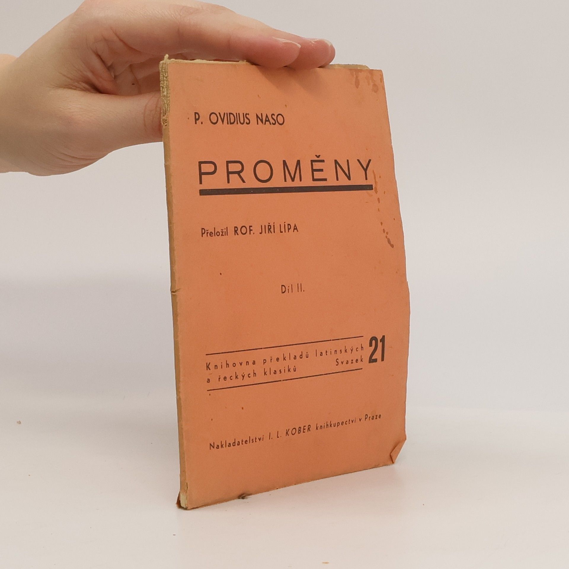 Publius Ovidius Naso Proměny. Díl II.