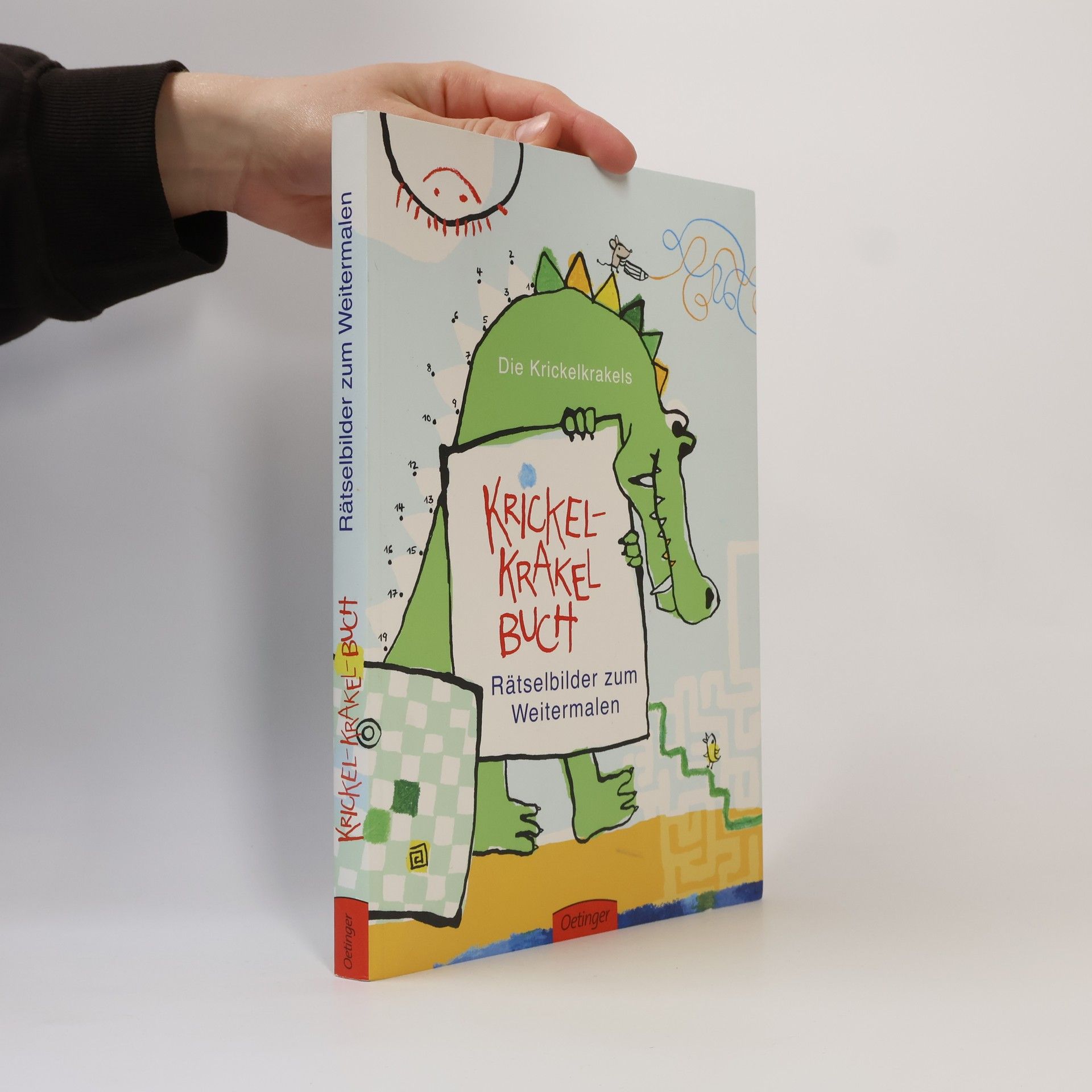 Die Krickelkrakels Krickel-Krakel-Buch. Rätselbilder zum Weitermalen