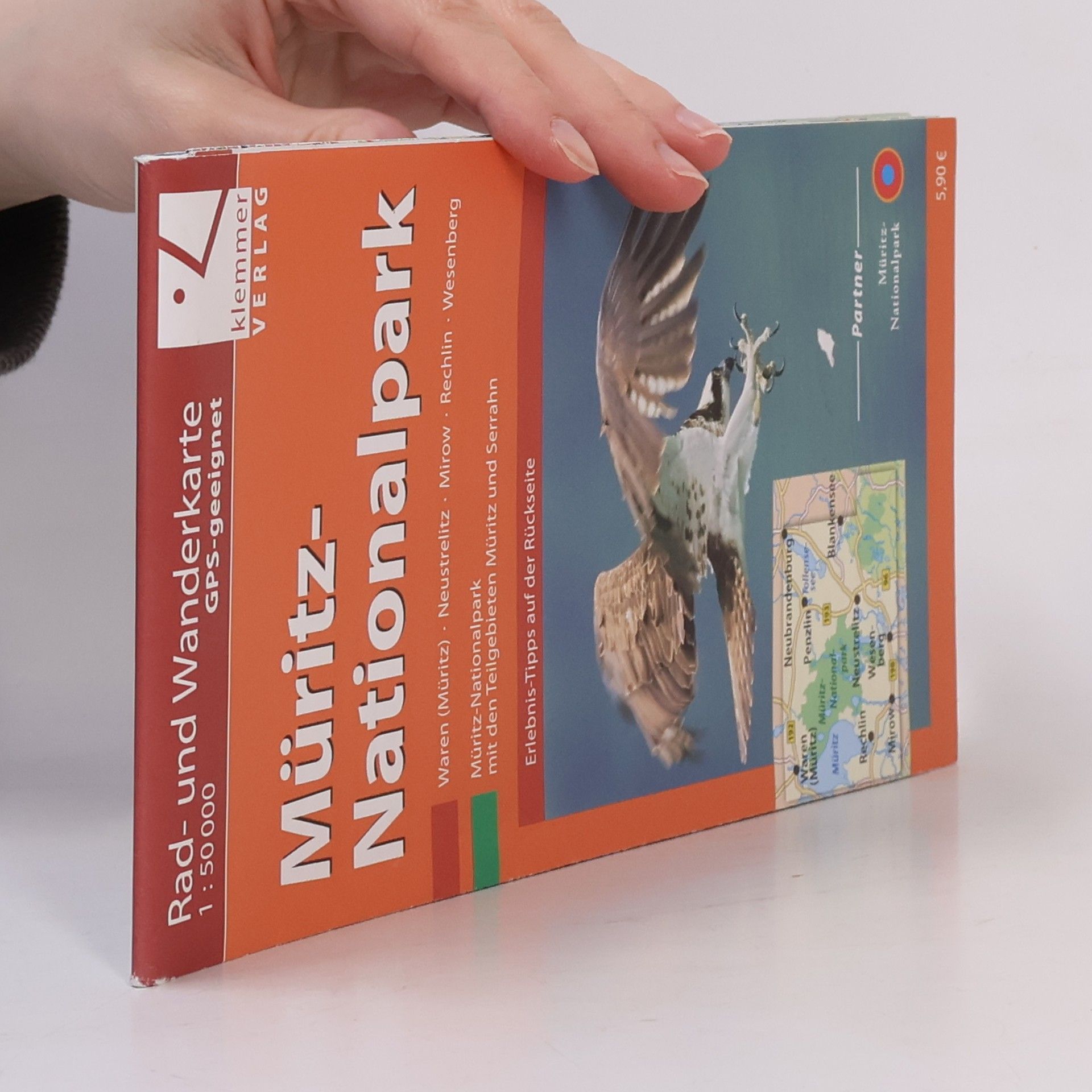 Autorenkollektiv Rad- und Wanderkarte Müritz-Nationalpark