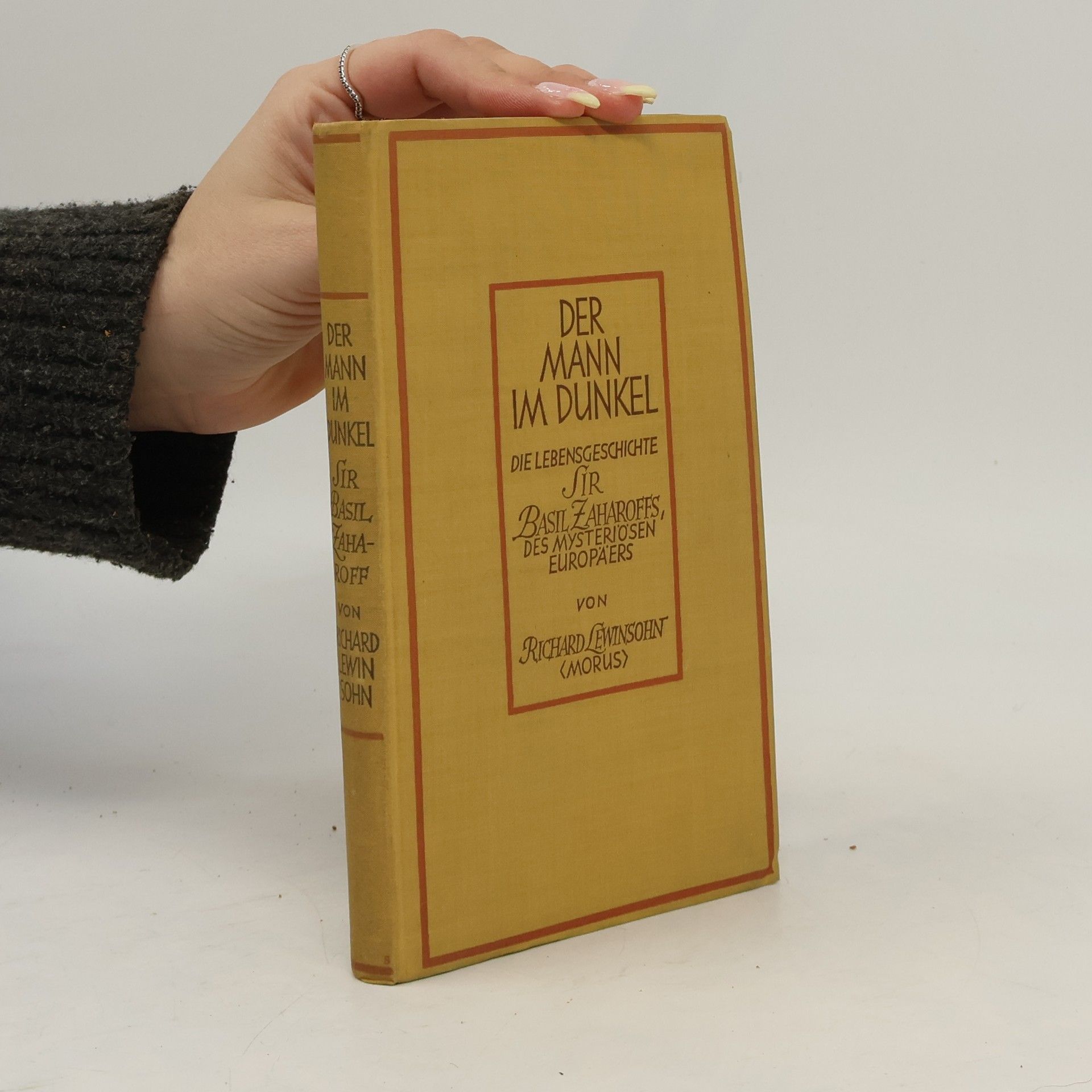 Richard Lewinsohn Der Mann im Dunkel