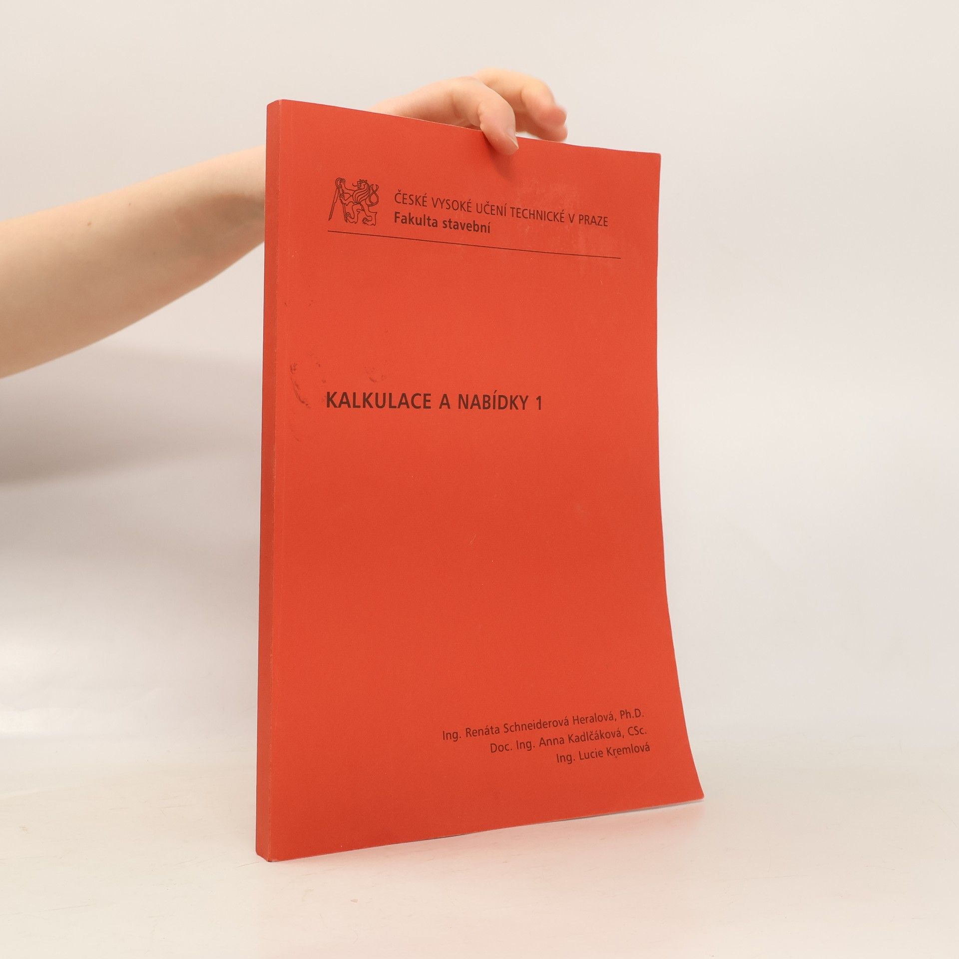 Renáta Schneiderová Kalkulace a nabídky 1