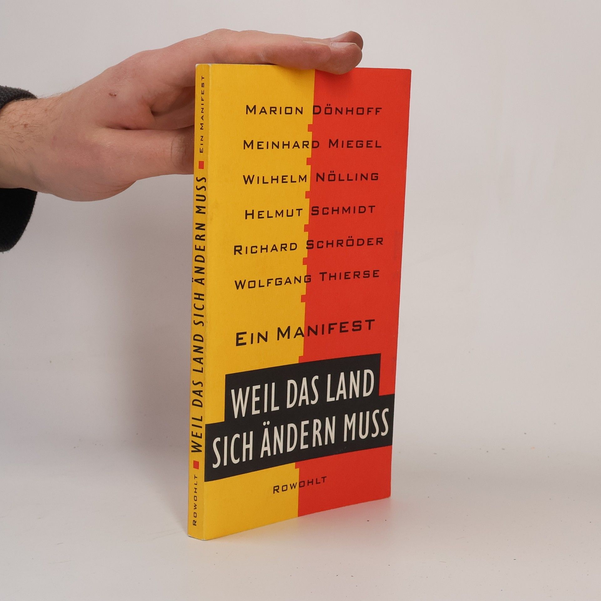 Marion Doenhoff Ein Manifest ; Weil das Land sich ändern muss