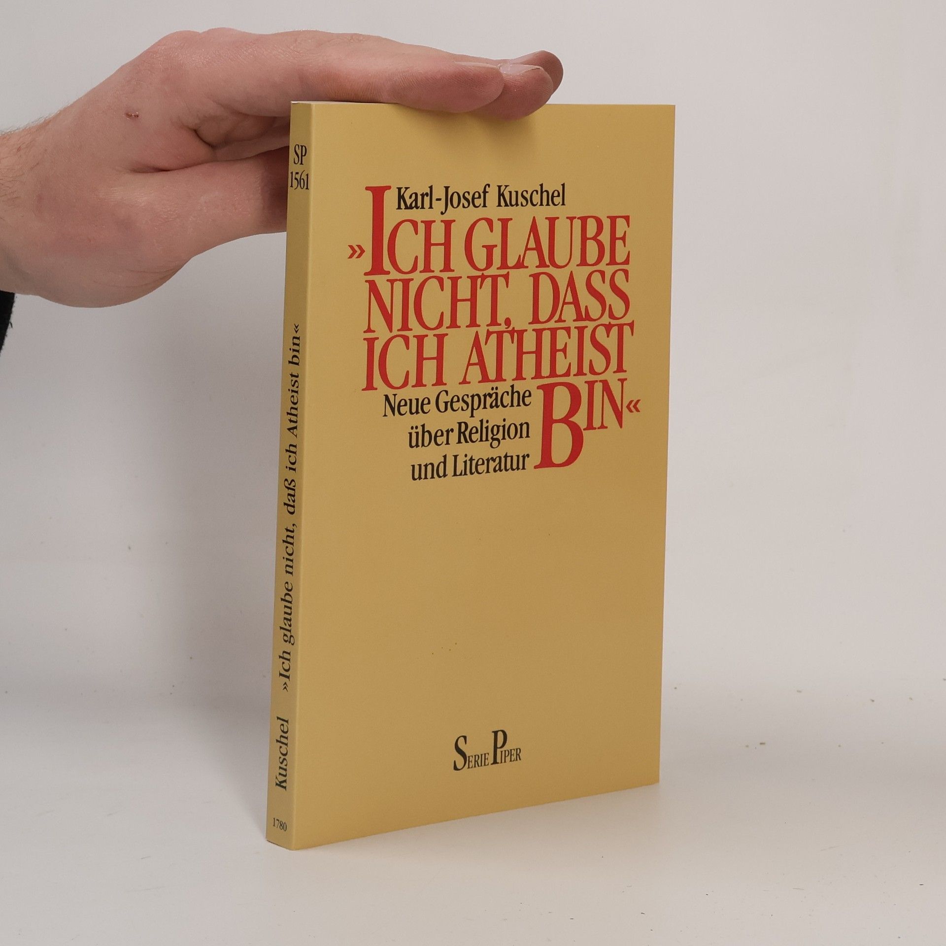 KarlJosef Kuschel "Ich glaube nicht, dass ich Atheist bin"