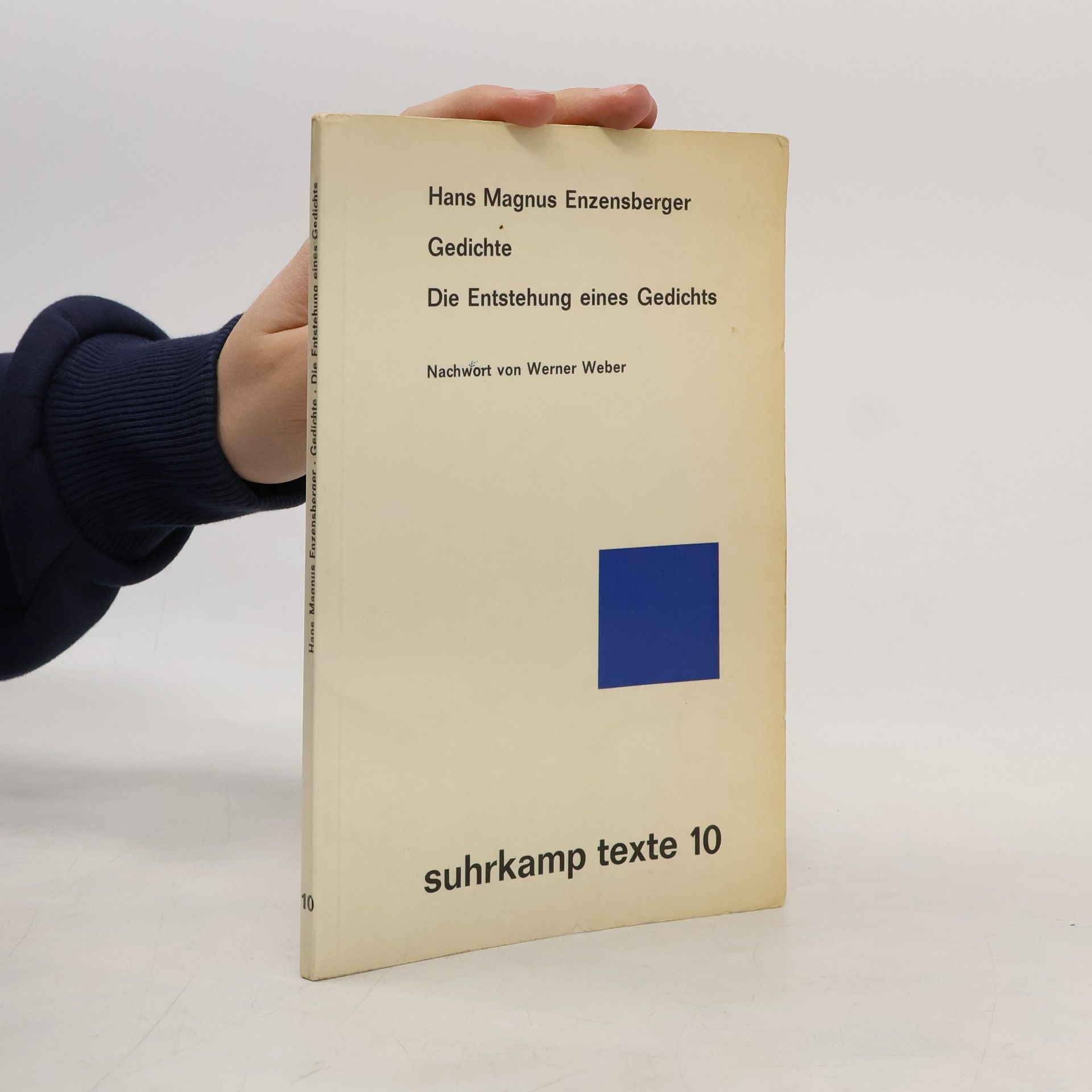 Hans Magnus Enzensberger Gedichte; Die Entstehung eines Gedichts