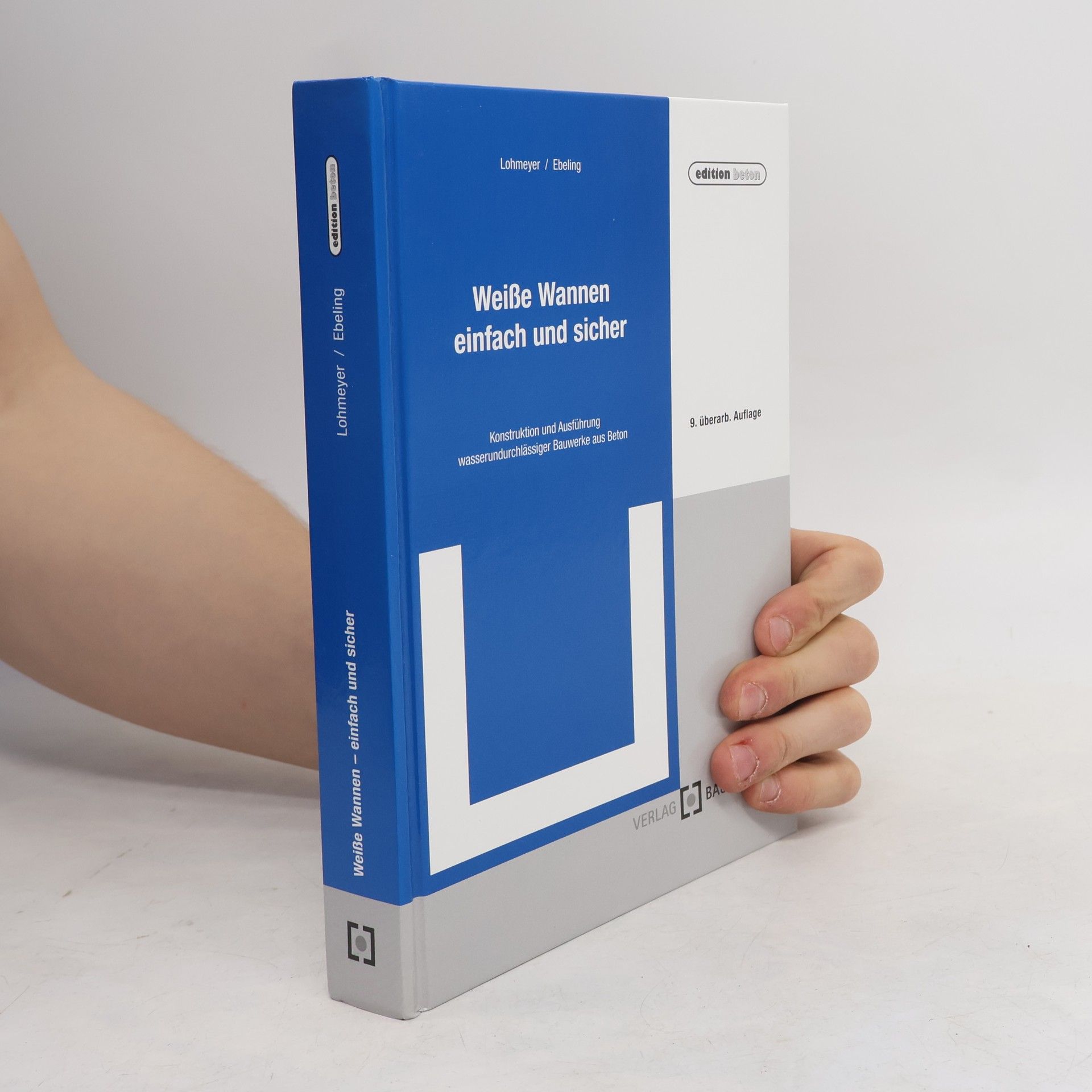 Weiße Wannen - einfach und sicher