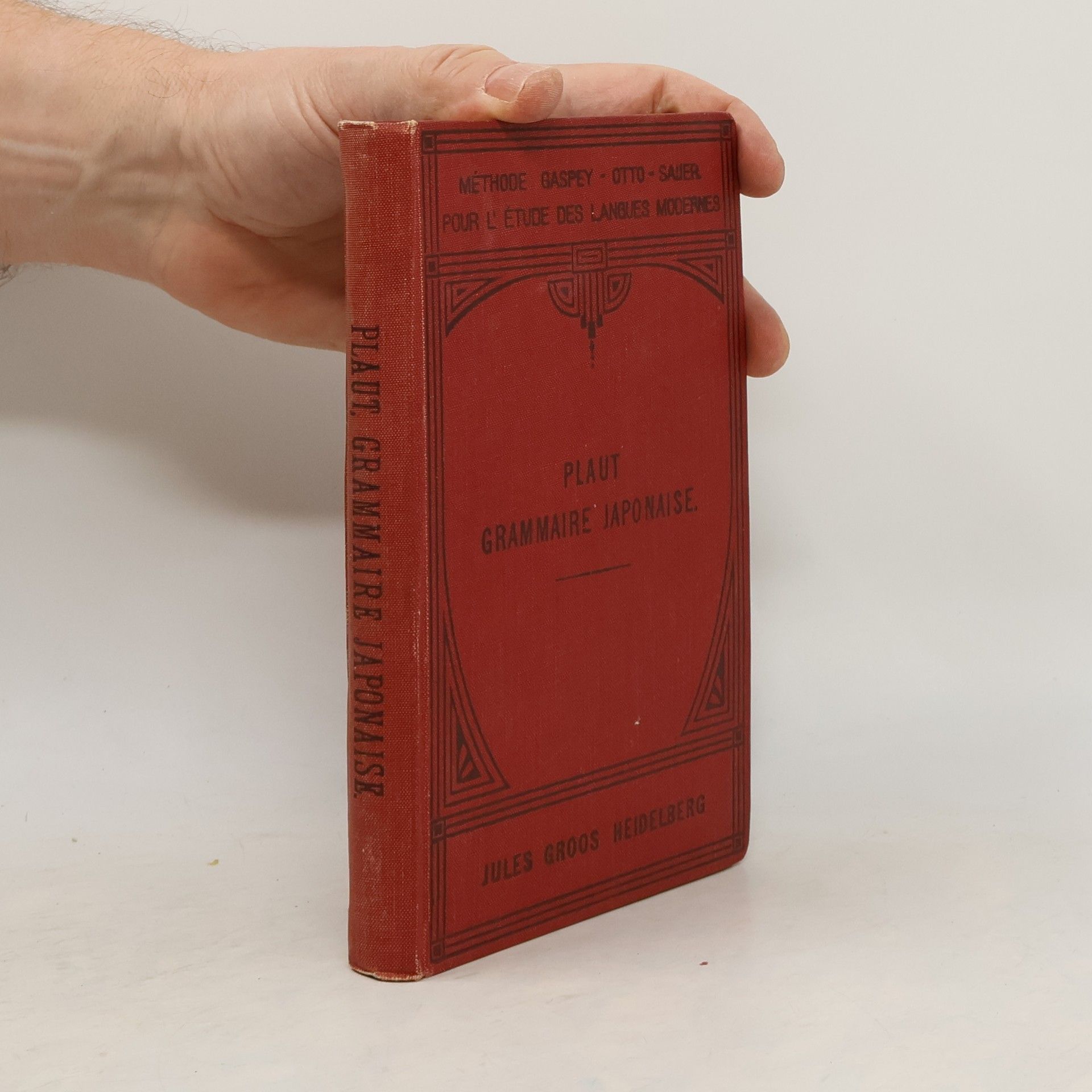 Hermann Plaut Grammaire de la langue japonaise parlée