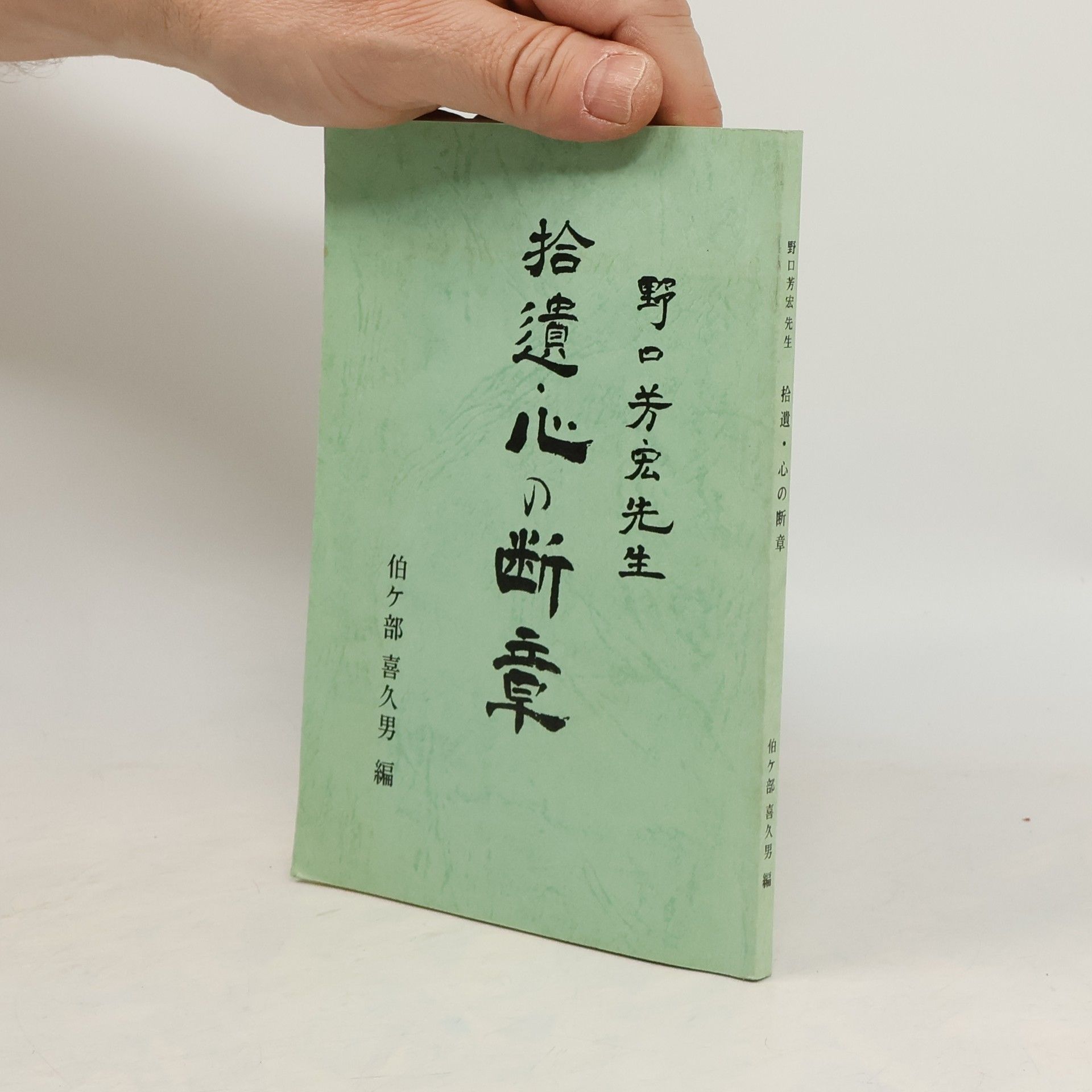 Noguchi Yoshihiro 拾遺・心の断章