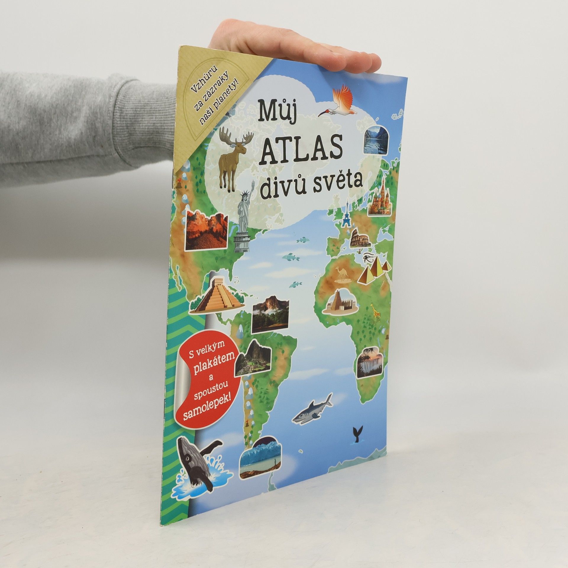 Galia Lami Dozo Můj atlas divů světa + plakát a samolepky