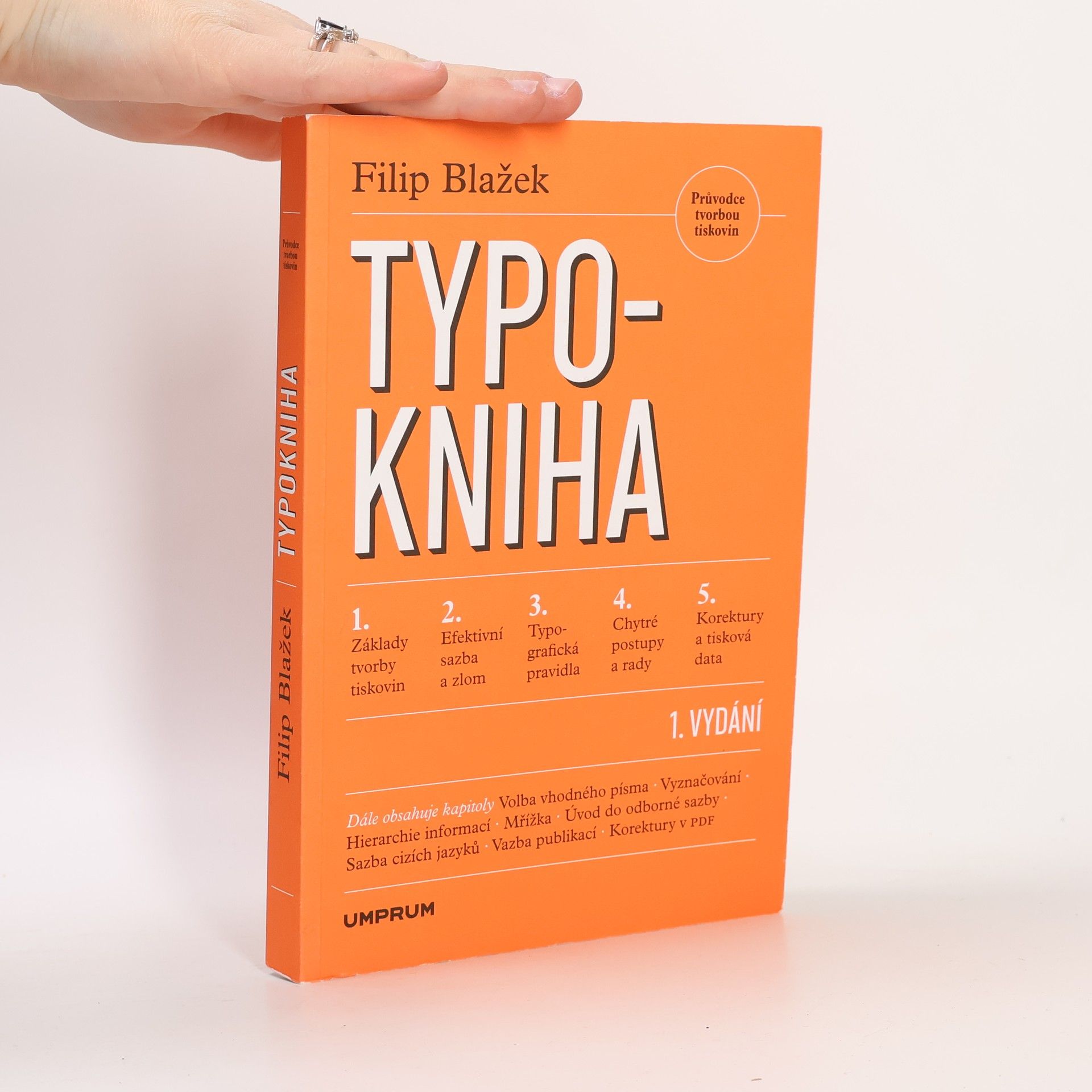 Filip Blažek Typokniha: Průvodce tvorbou tiskovin