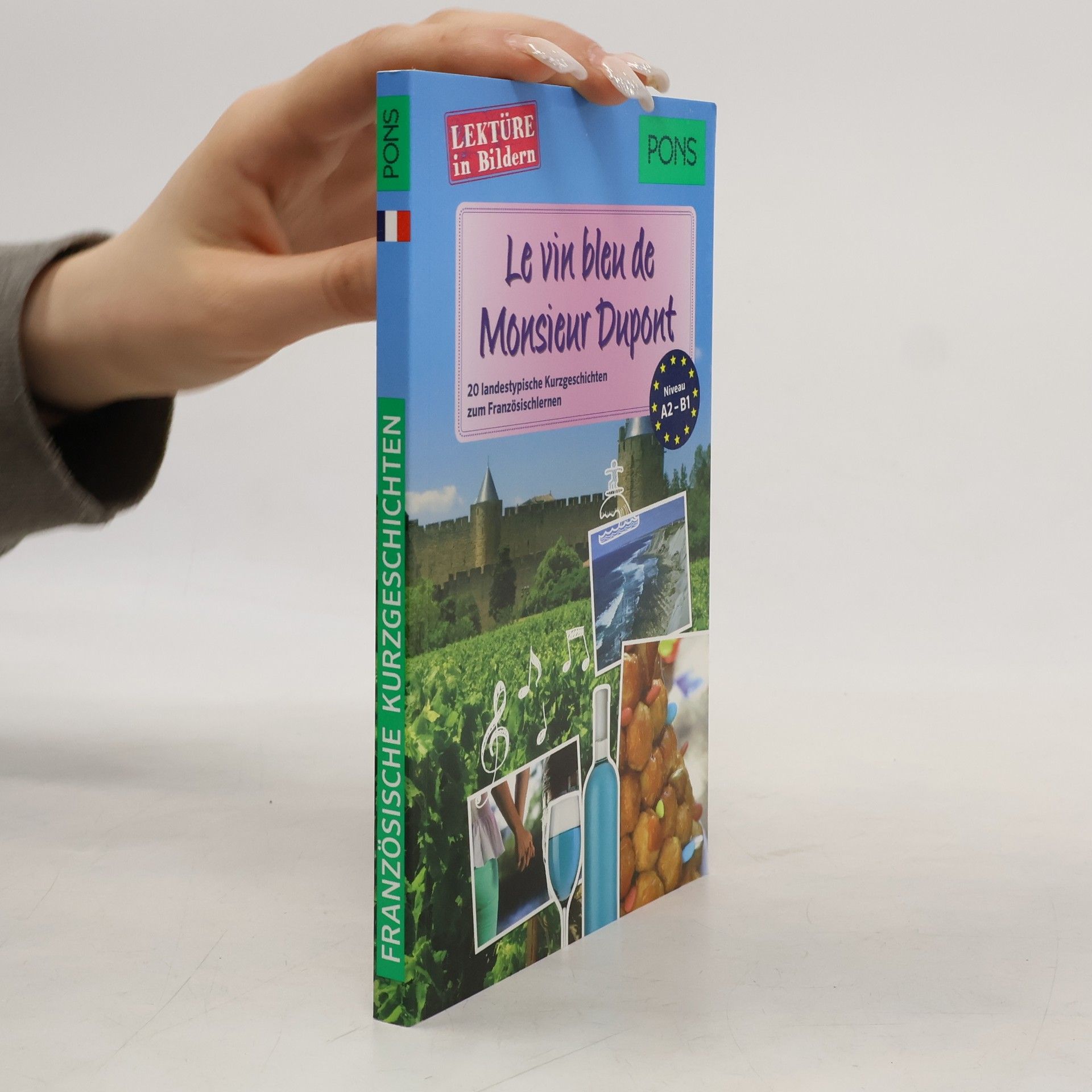 Sandrine Castelot PONS Lektüre in Bildern Französisch: Le vin bleu du Monsieur Dupont
