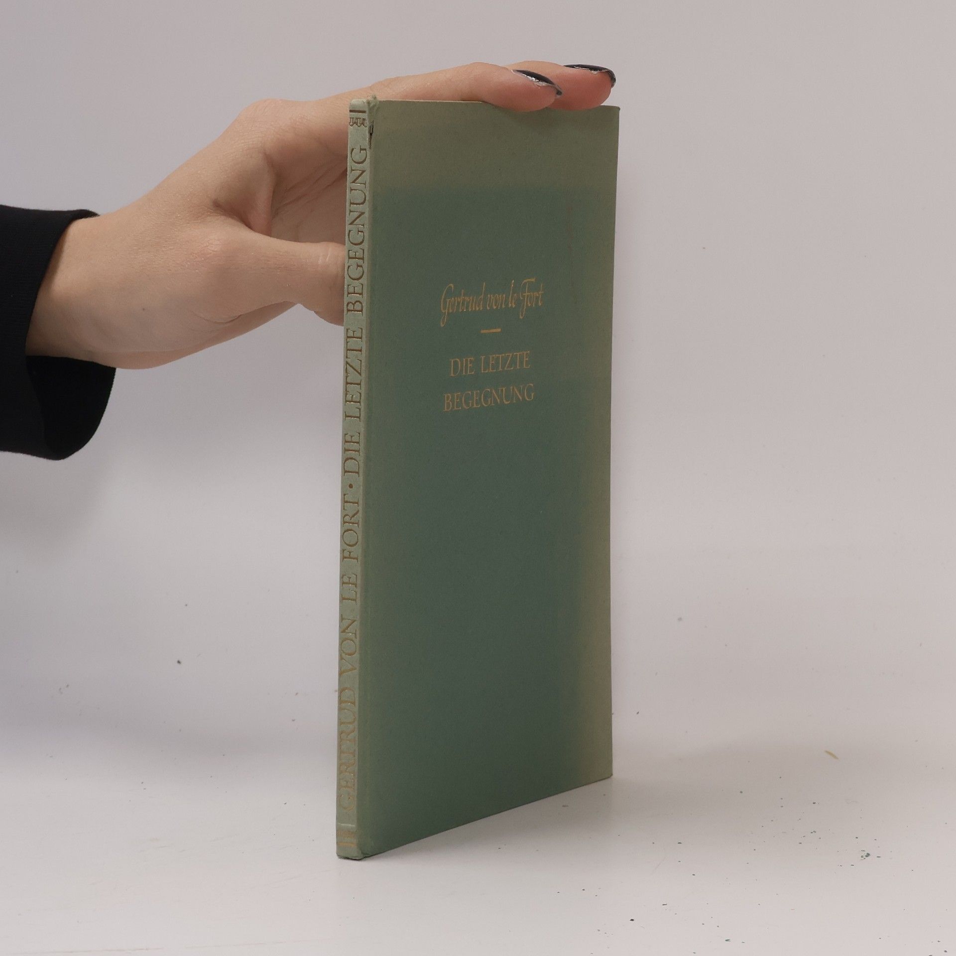 Gertrud von le Fort Die letzte Begegnung
