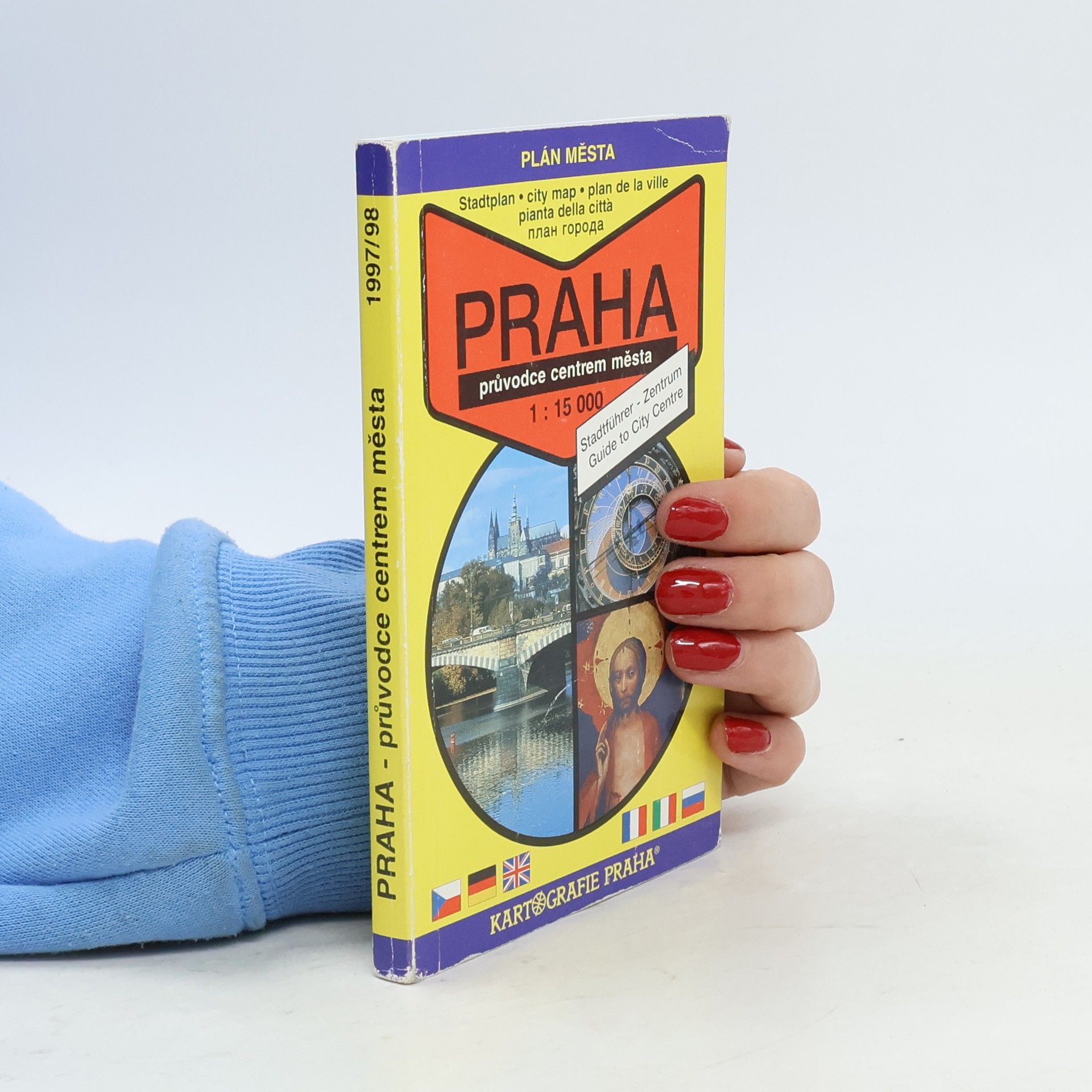 Kolektív autorov Praha : plán města : průvodce centrem města 1:15 000