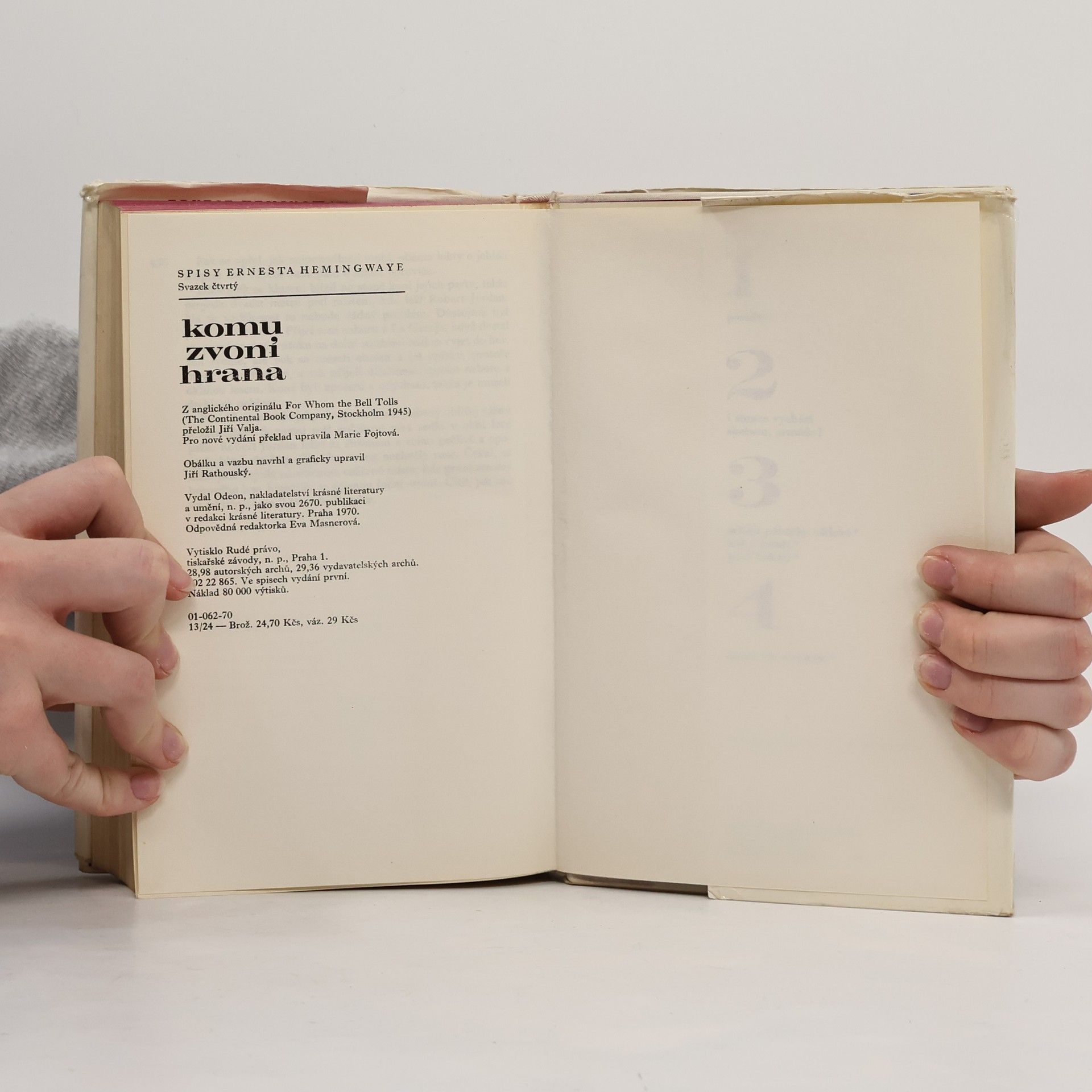 Ernest Hemingway Komu zvoní hrana