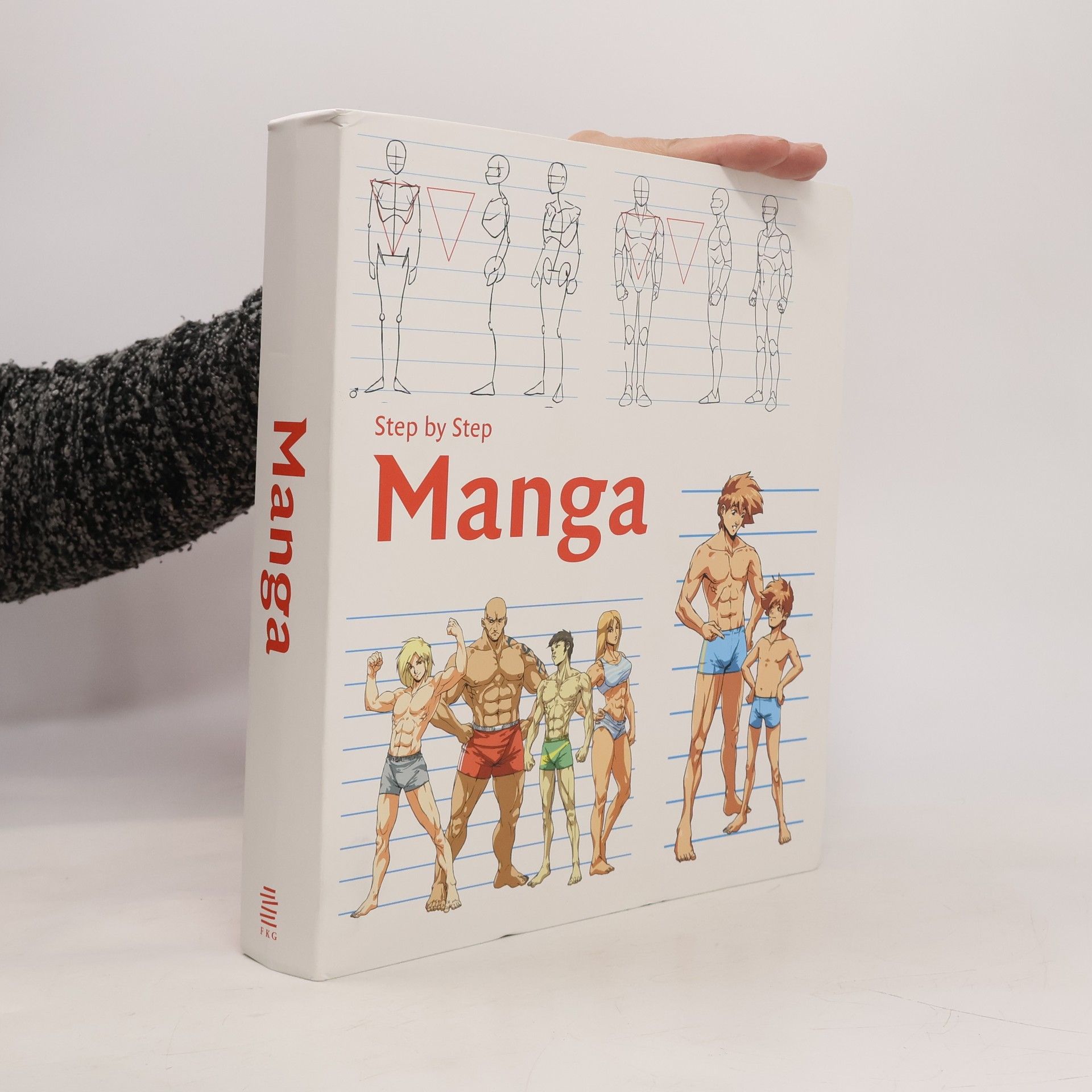 Kolektív autorov Manga. Step by step / Schritt für Schritt / pas a pas / stap voor stap