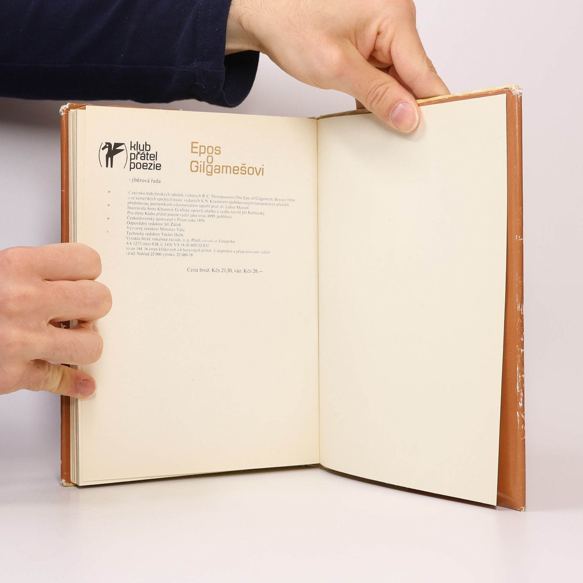 Collectif d'auteurs Epos o Gilgamešovi