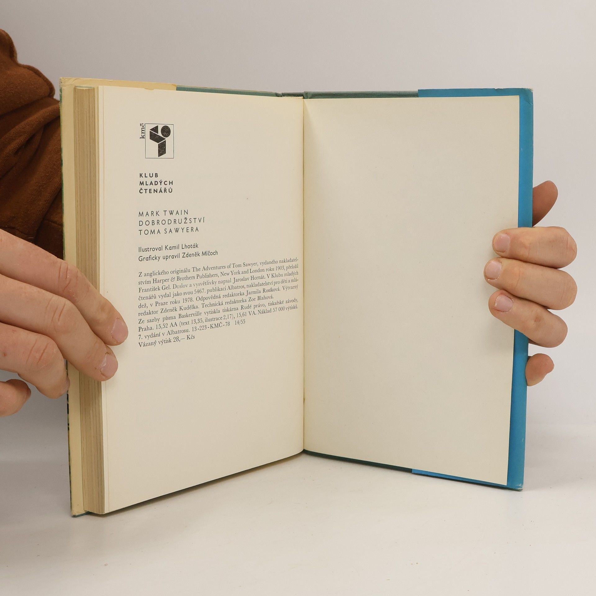 Mark Twain Dobrodružství Toma Sawyera