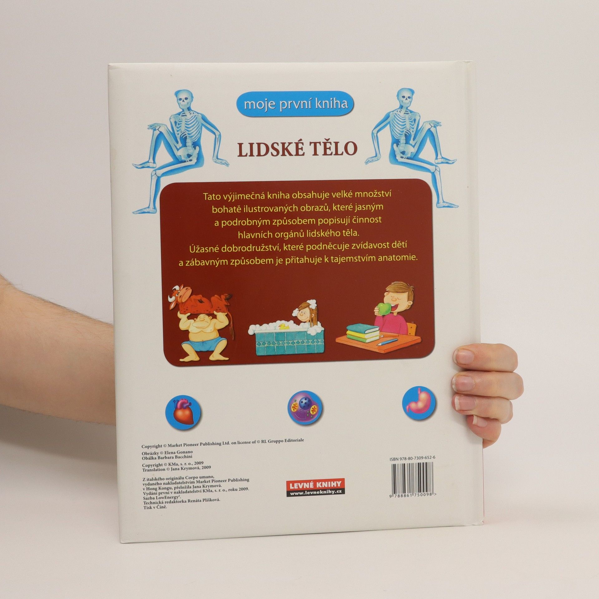 Autorenkollektiv Lidské tělo - Moje první kniha
