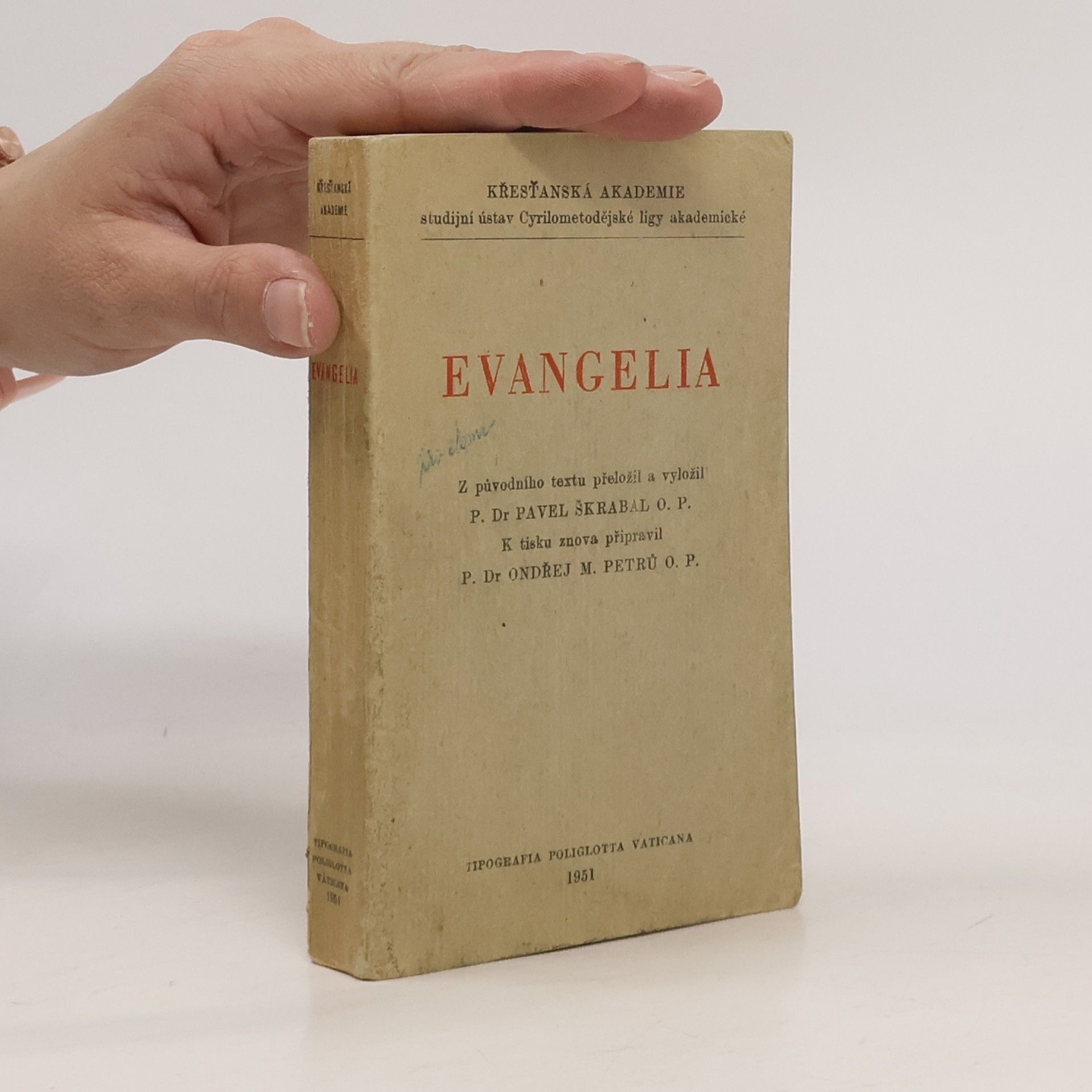 Škrabal Ondřej Petrů Evangelia