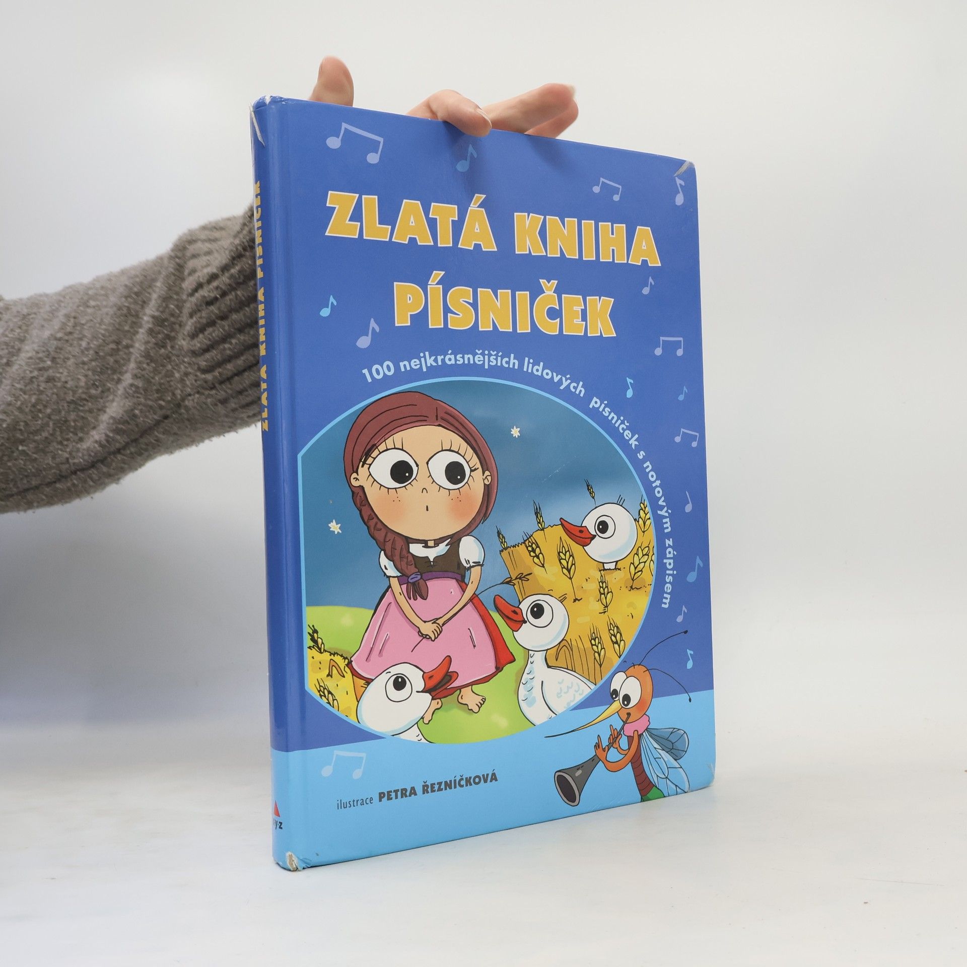 Petra Hauptová Zlatá kniha písniček. 100 nejkrásnějších lidových písniček s notovým zápisem