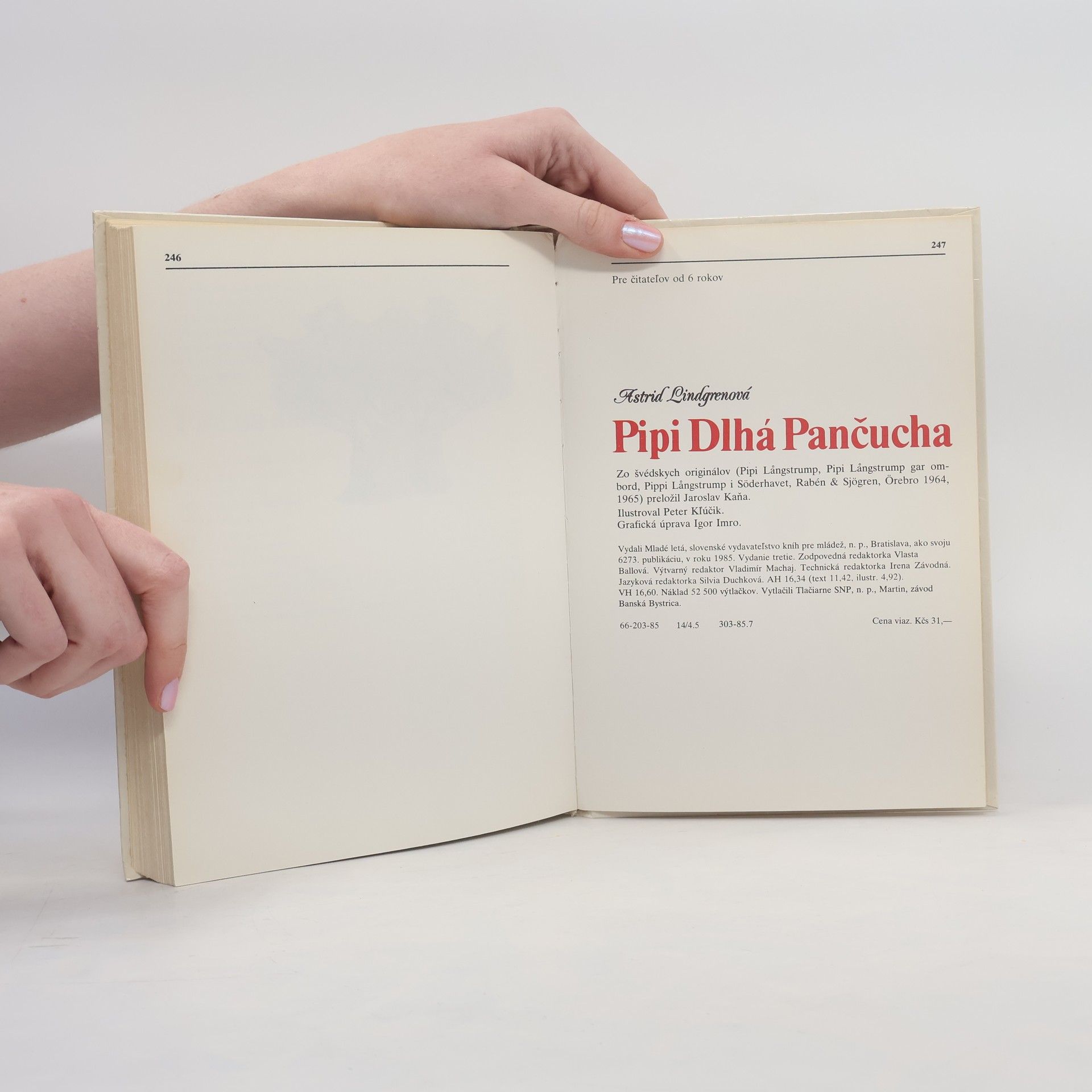 Astrid Lindgren Pipi Dlhá Pančucha