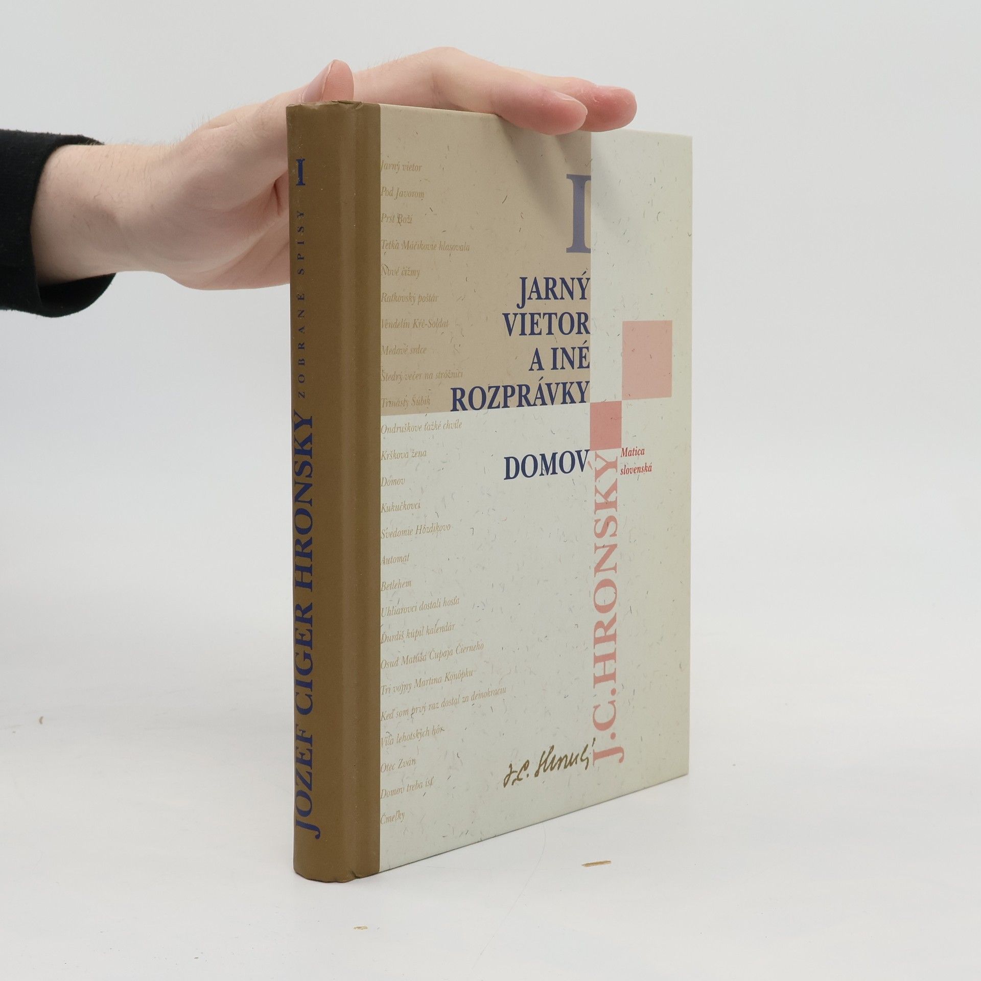 Jozef Cíger-Hronský Jarný vietor a iné rozprávky Domov