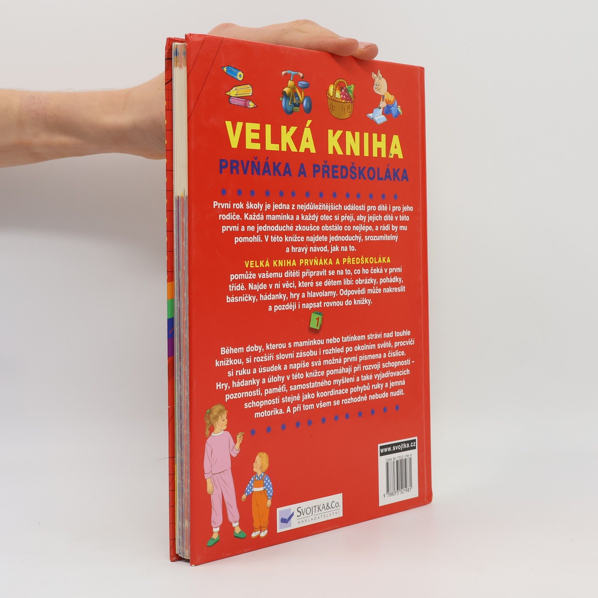Kolektív autorov Velká kniha prvňáka a předškoláka