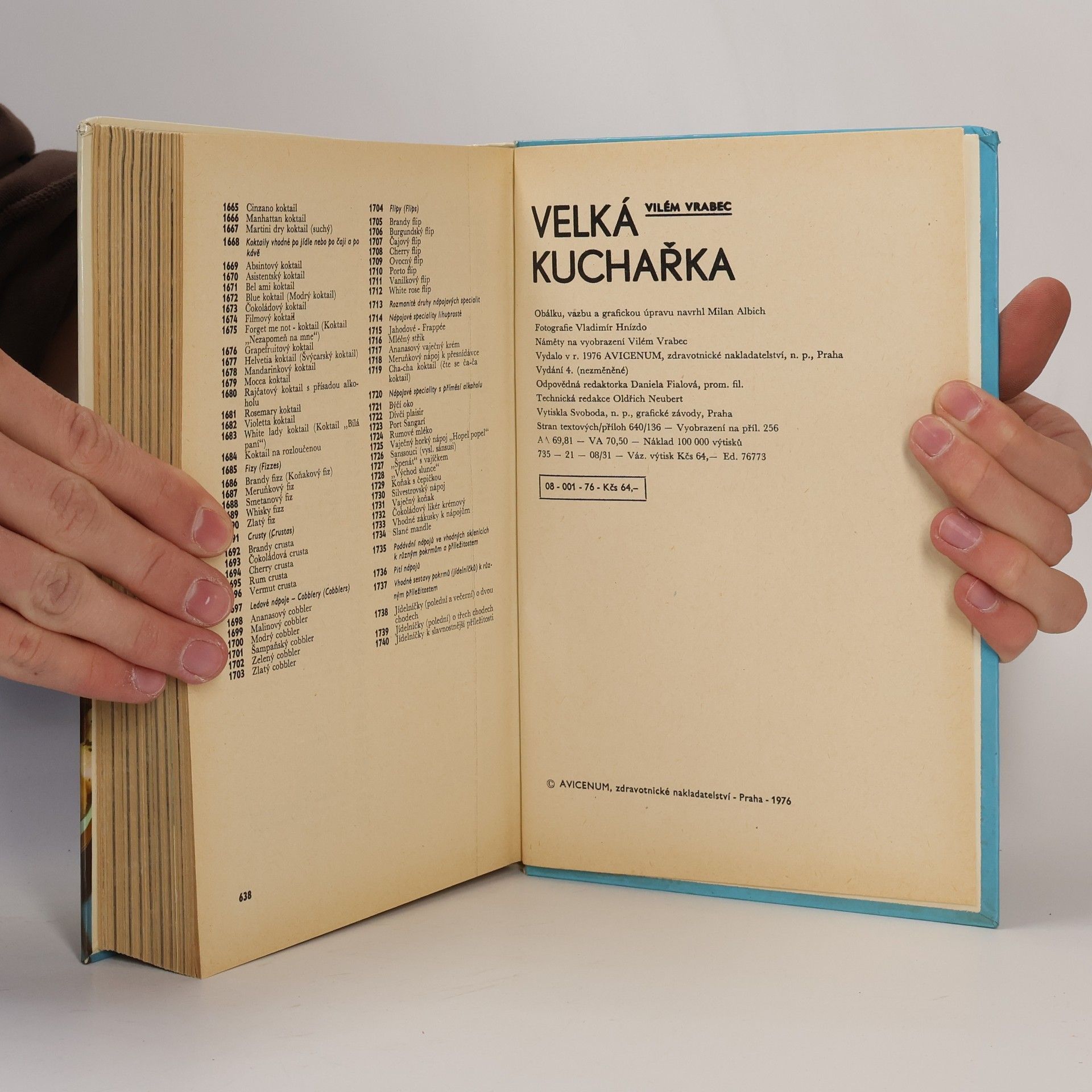 Vilém Vrabec Velká kuchařka