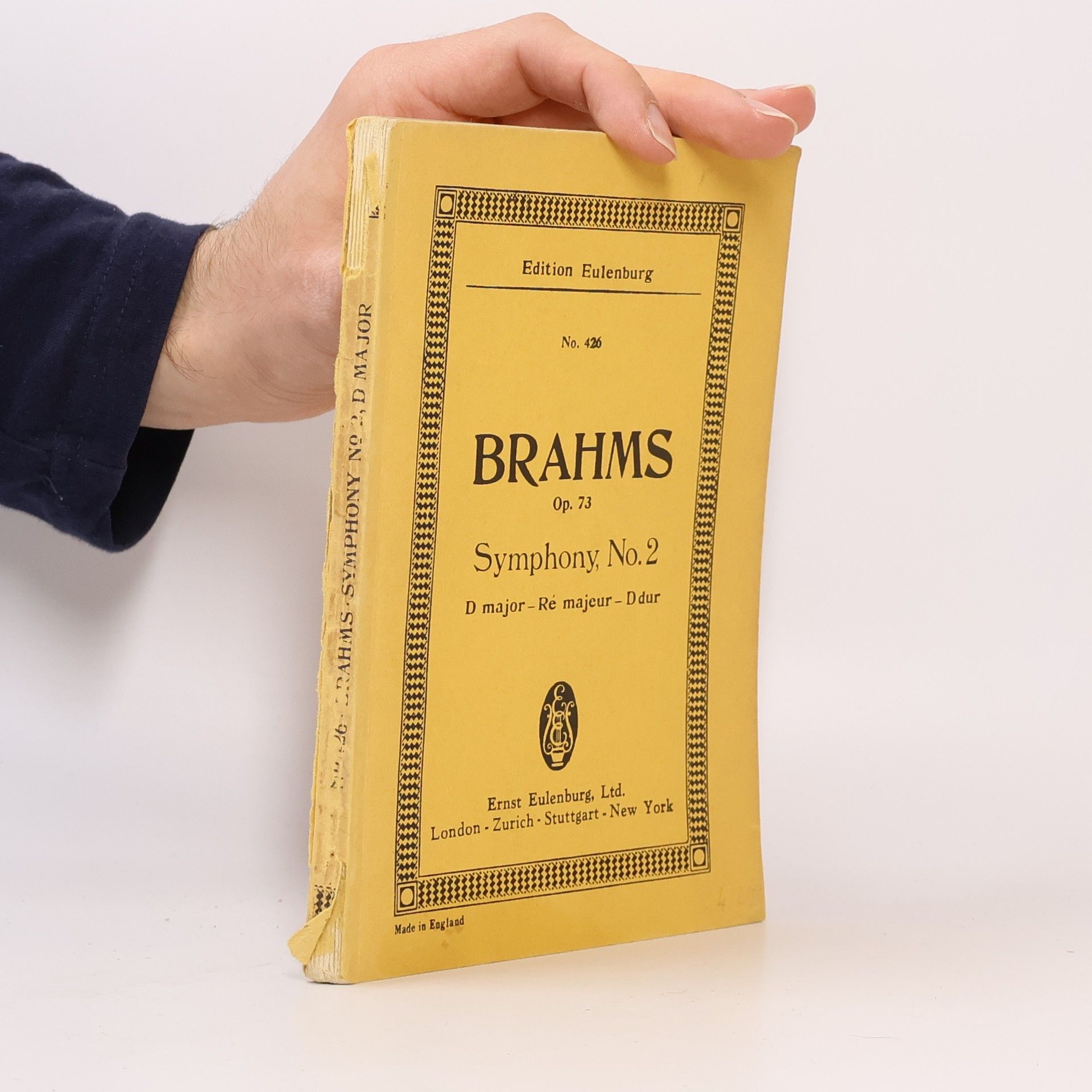 Johannes Brahms Brahms Symphony, No. 2. No. 426