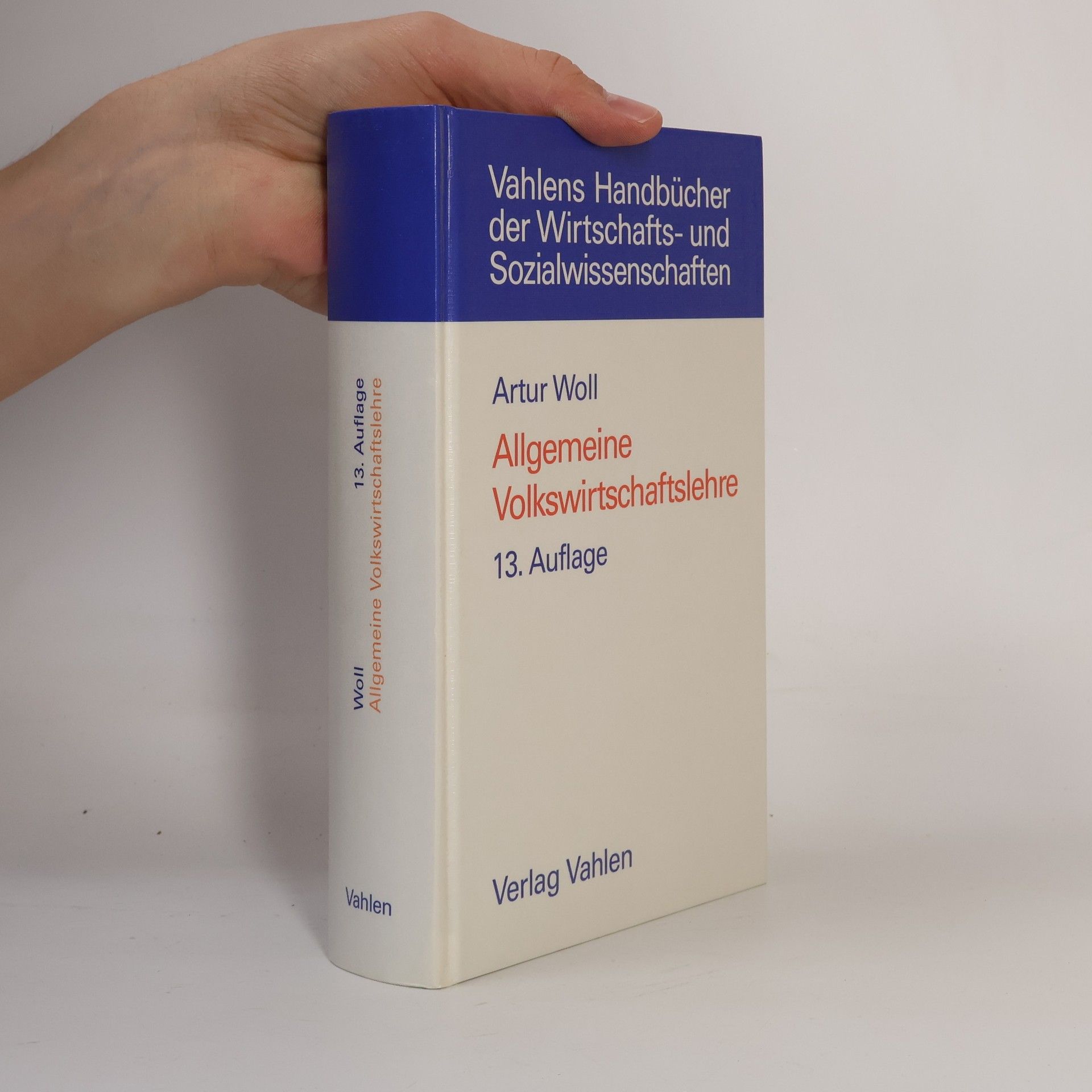 Artur Woll Allgemeine Volkswirtschaftslehre