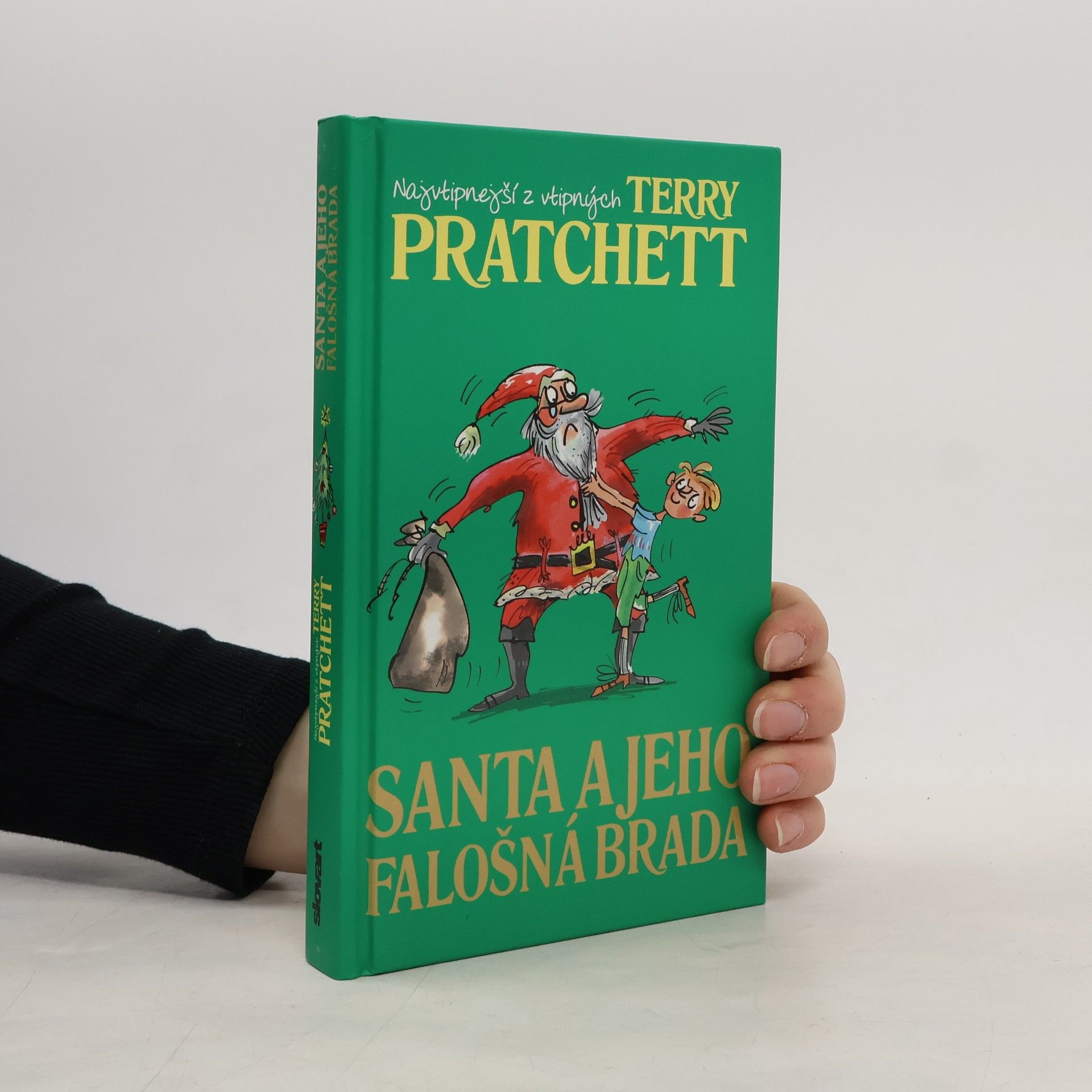 Terry Pratchett Santa a jeho falošná brada