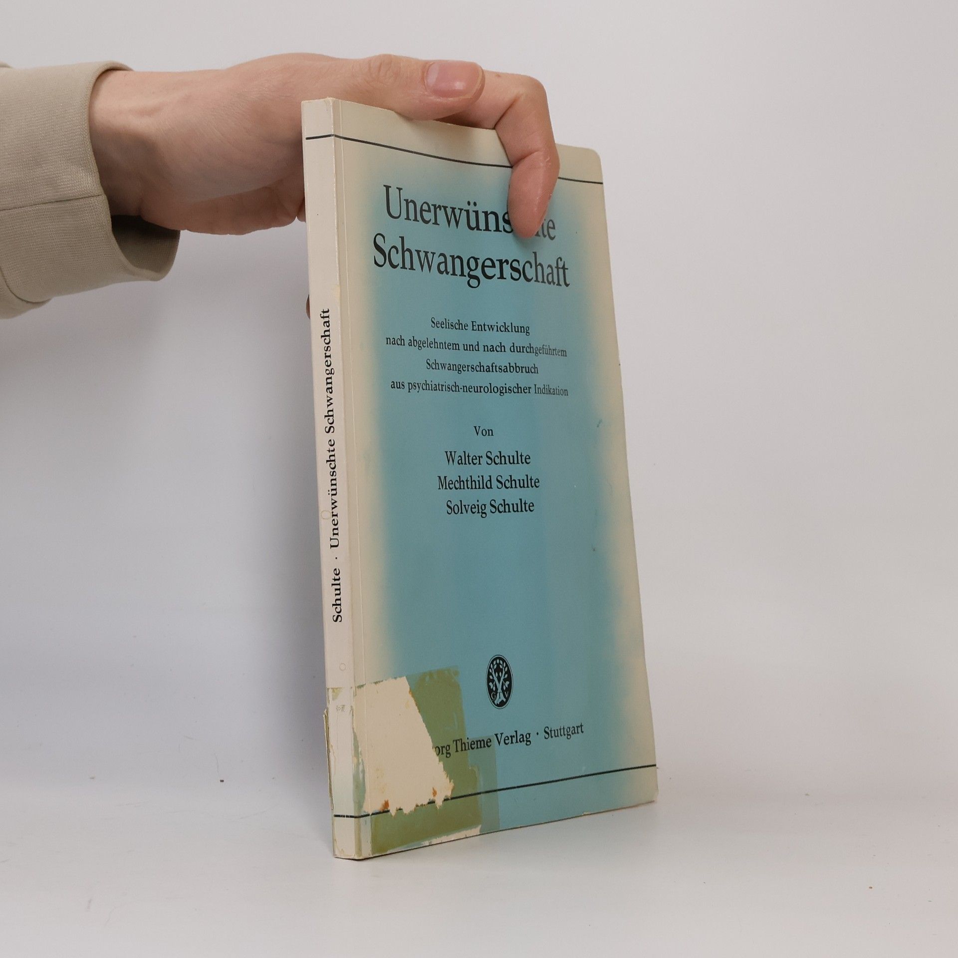 Walter Schulte Unerwünschte Schwangerschaft