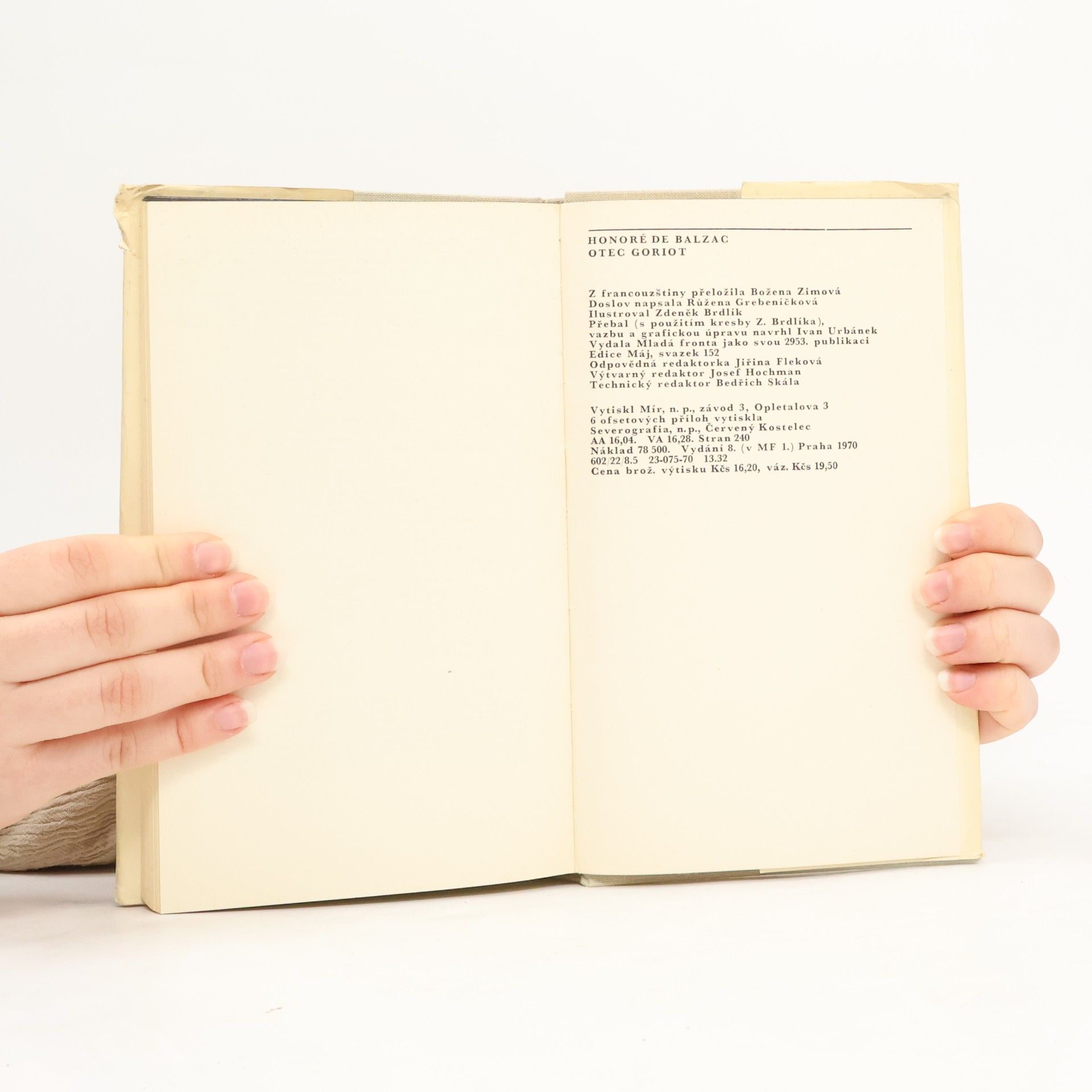 Honoré de Balzac Otec Goriot