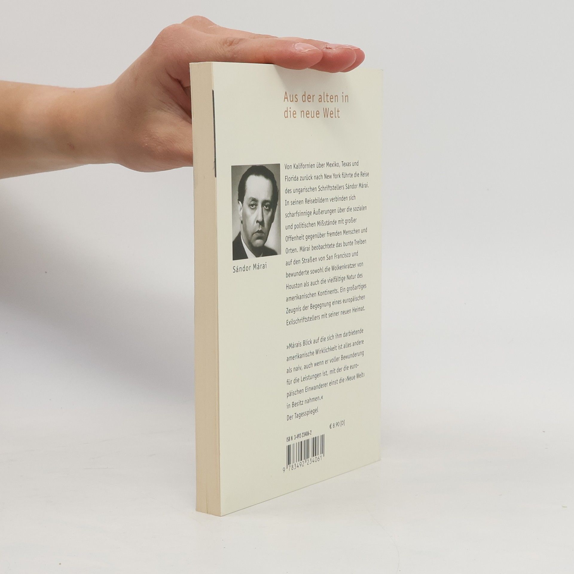 Sándor Márai Der Wind kommt vom Westen