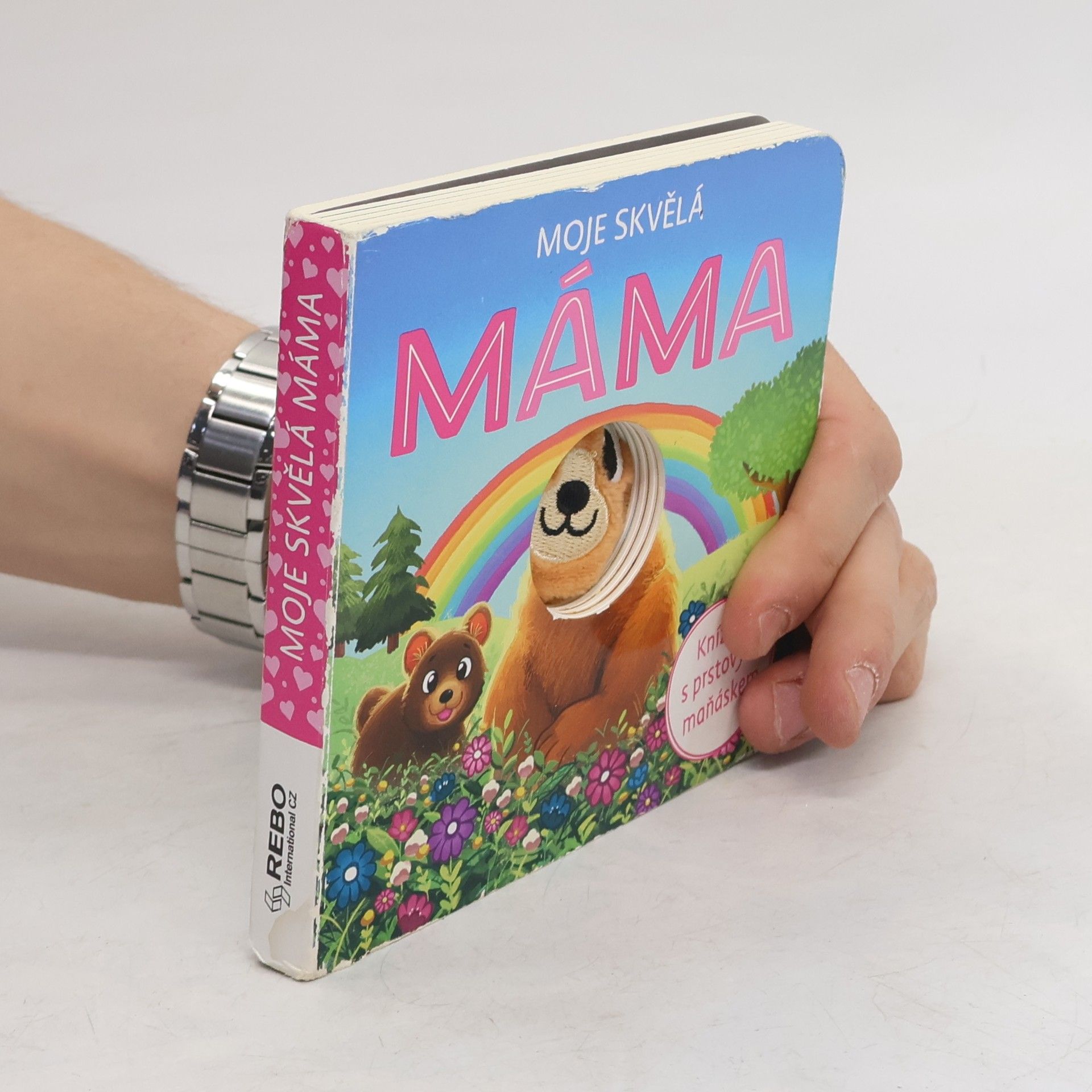 Anna Řebíčková Moje skvělá máma : knížka s prstovým maňáskem