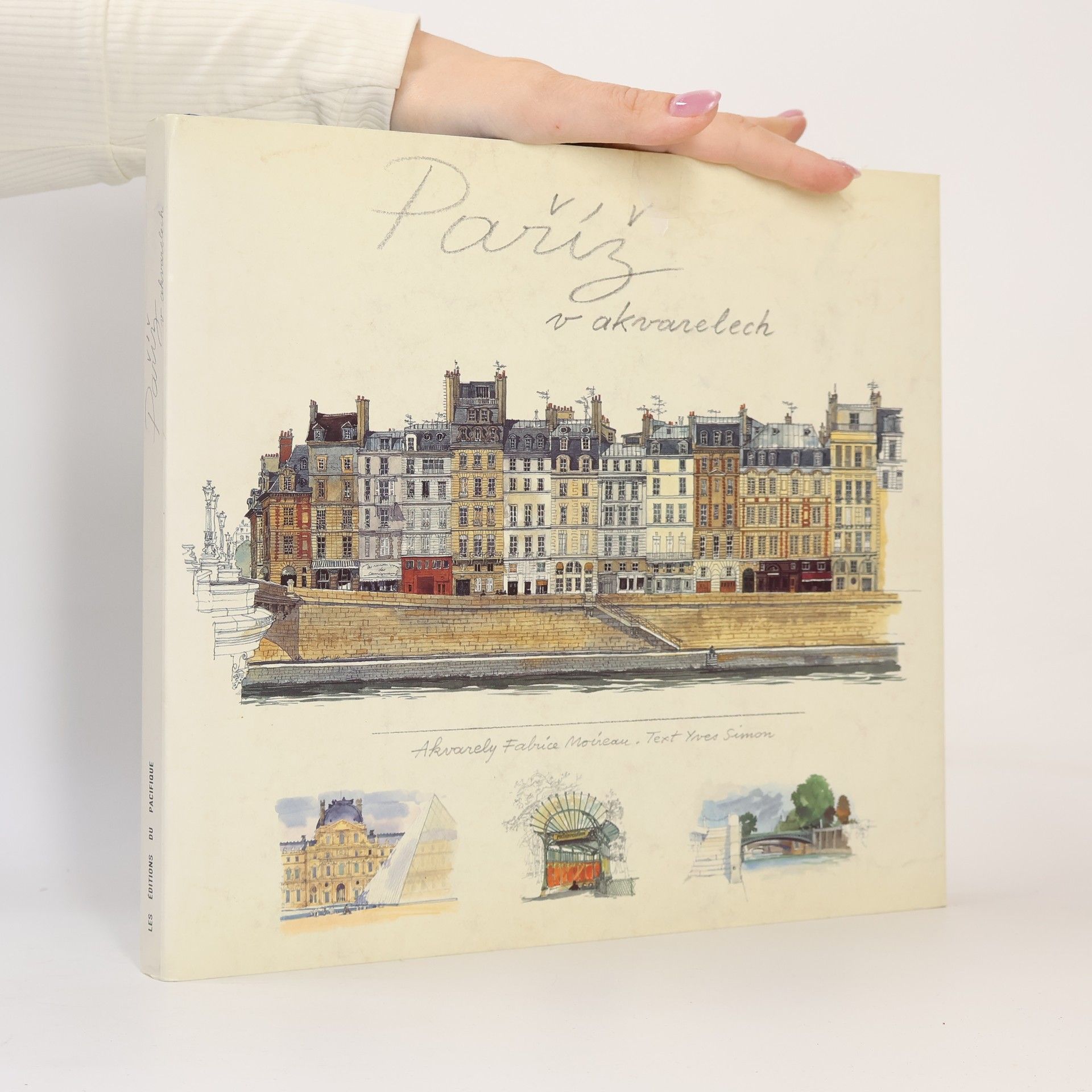 Fabrice Moireau Paříž v akvarelech