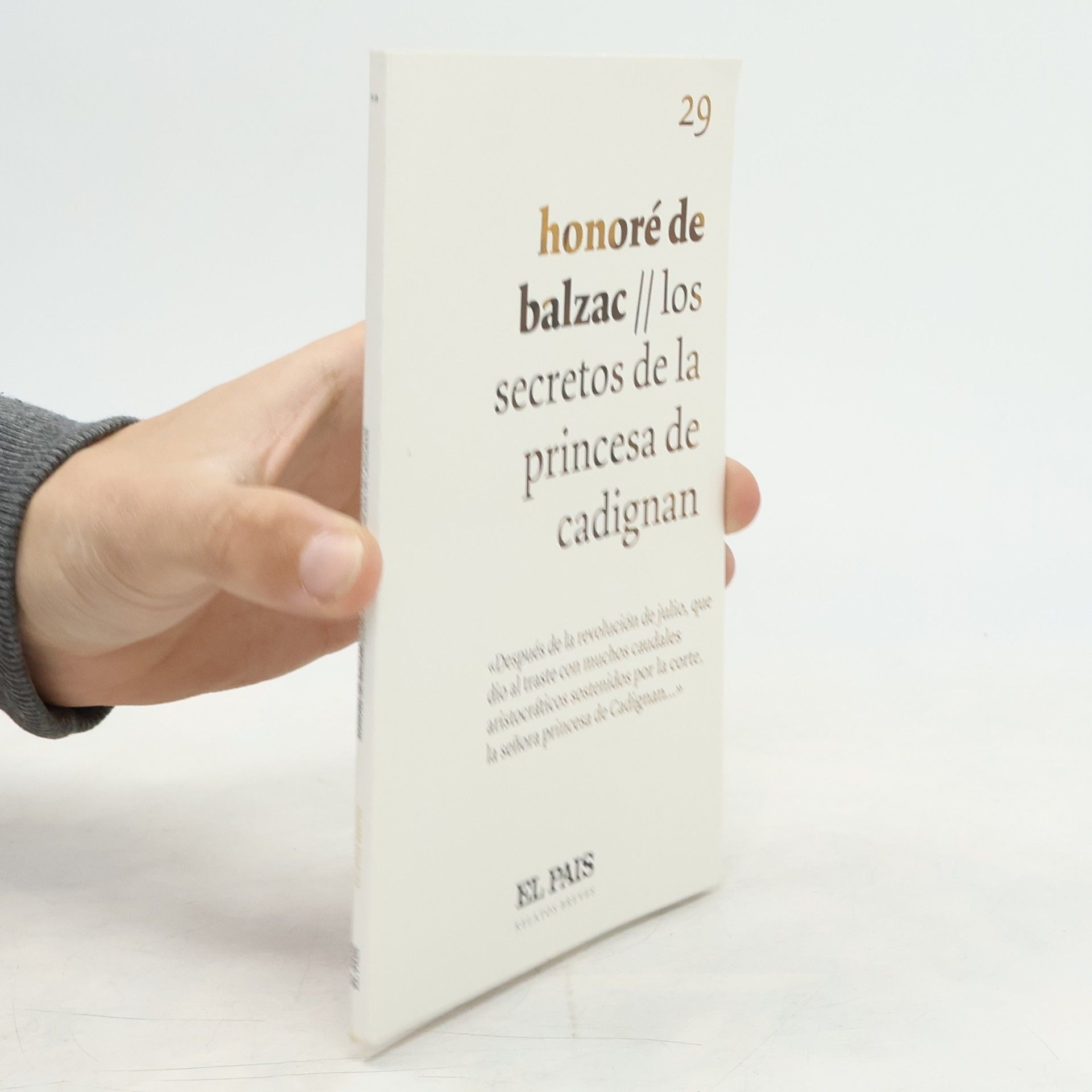 Honoré de Balzac El País Cuentos Breves - 29: Los secretos de la princesa de Cadignan