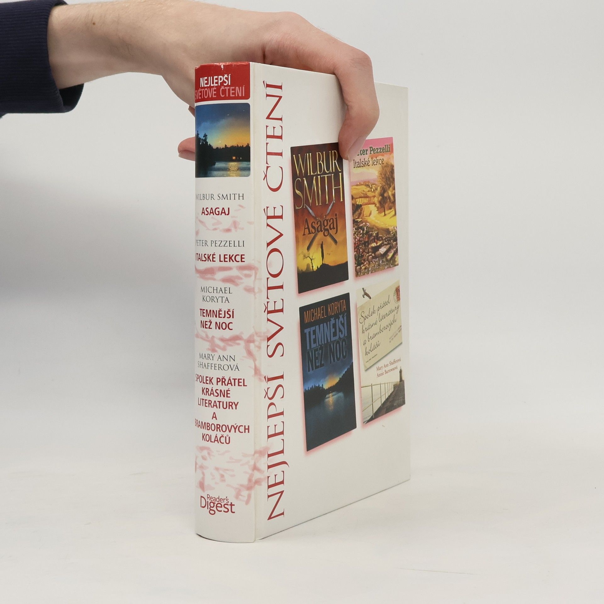 Asagaj, Italské lekce, Temnější než noc, Spolek přátel krásné literatury a bramborových koláčů