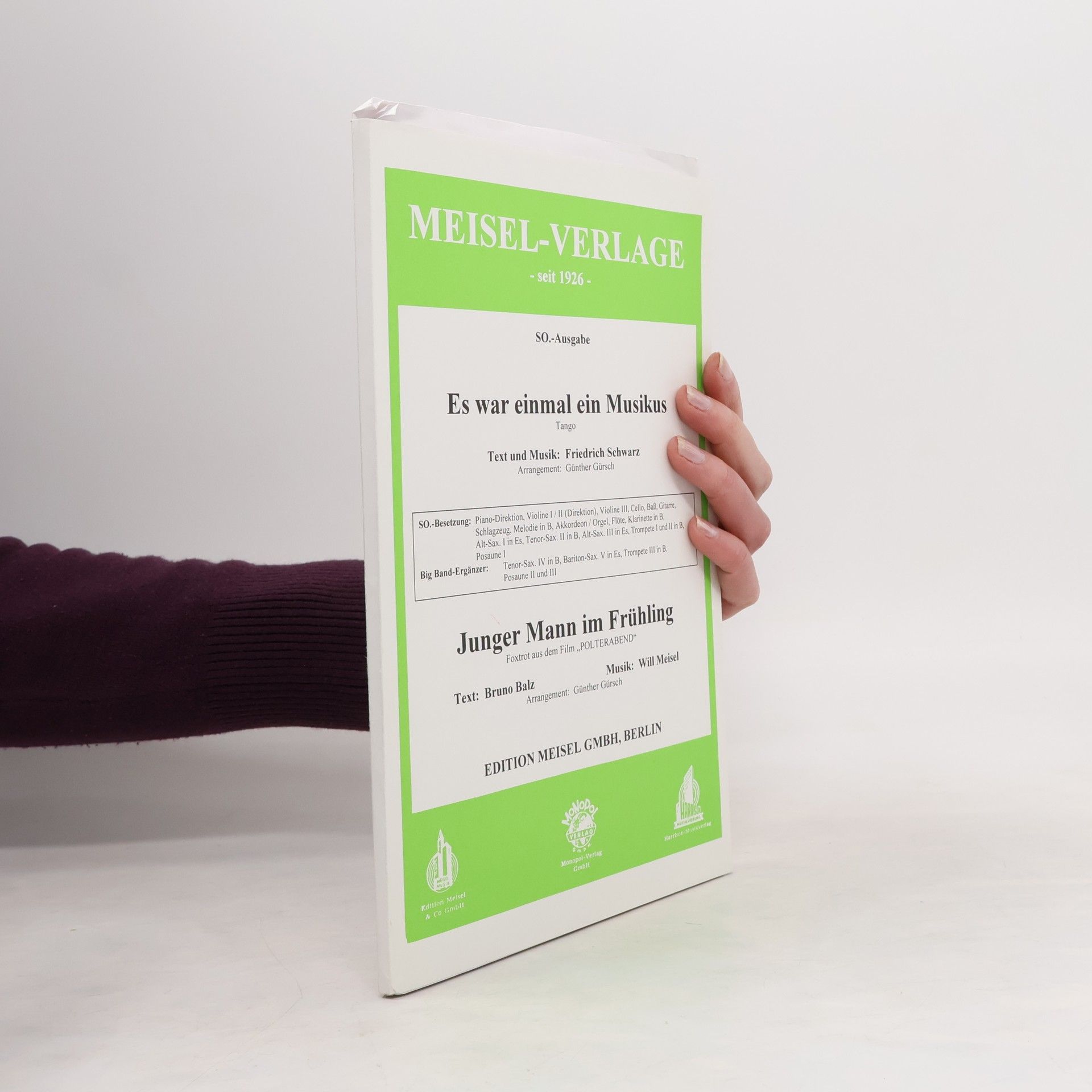 Autorenkollektiv Es war einmal ein Musikus. Junger Mann im Frühling