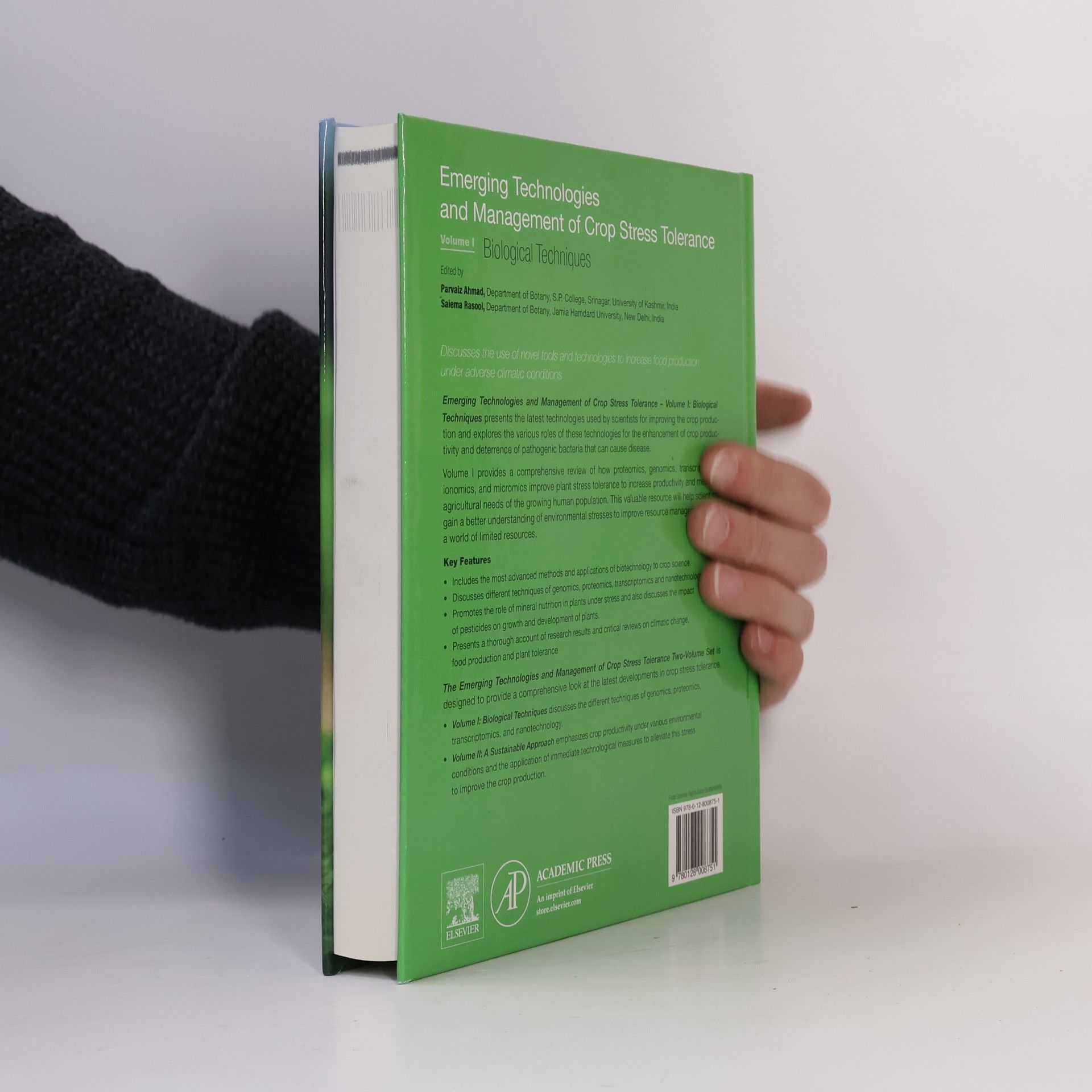 Parvaiz Ahmad Emerging Technologies and Management of Crop Stress Tolerance