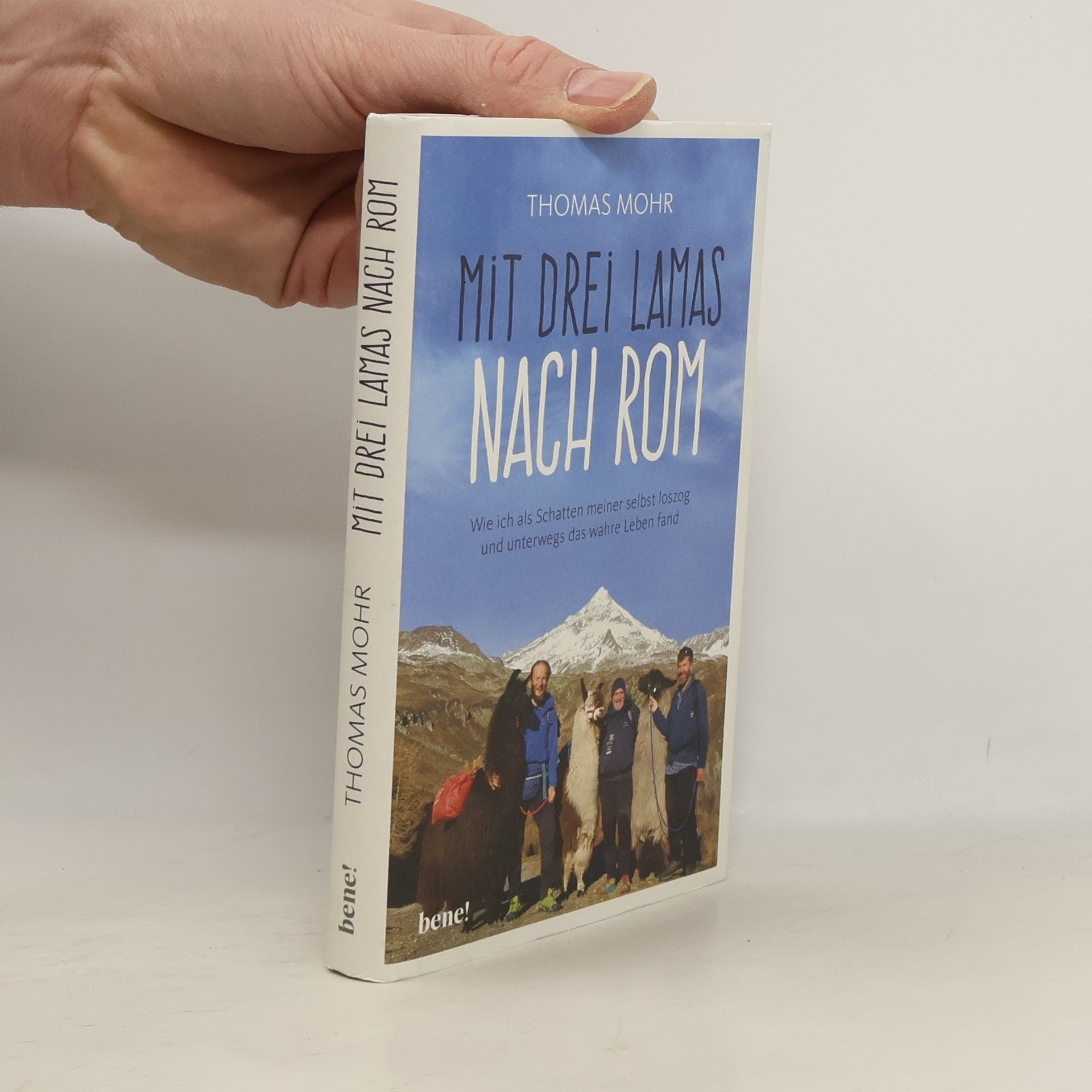 Thomas Mohr Mit drei Lamas nach Rom