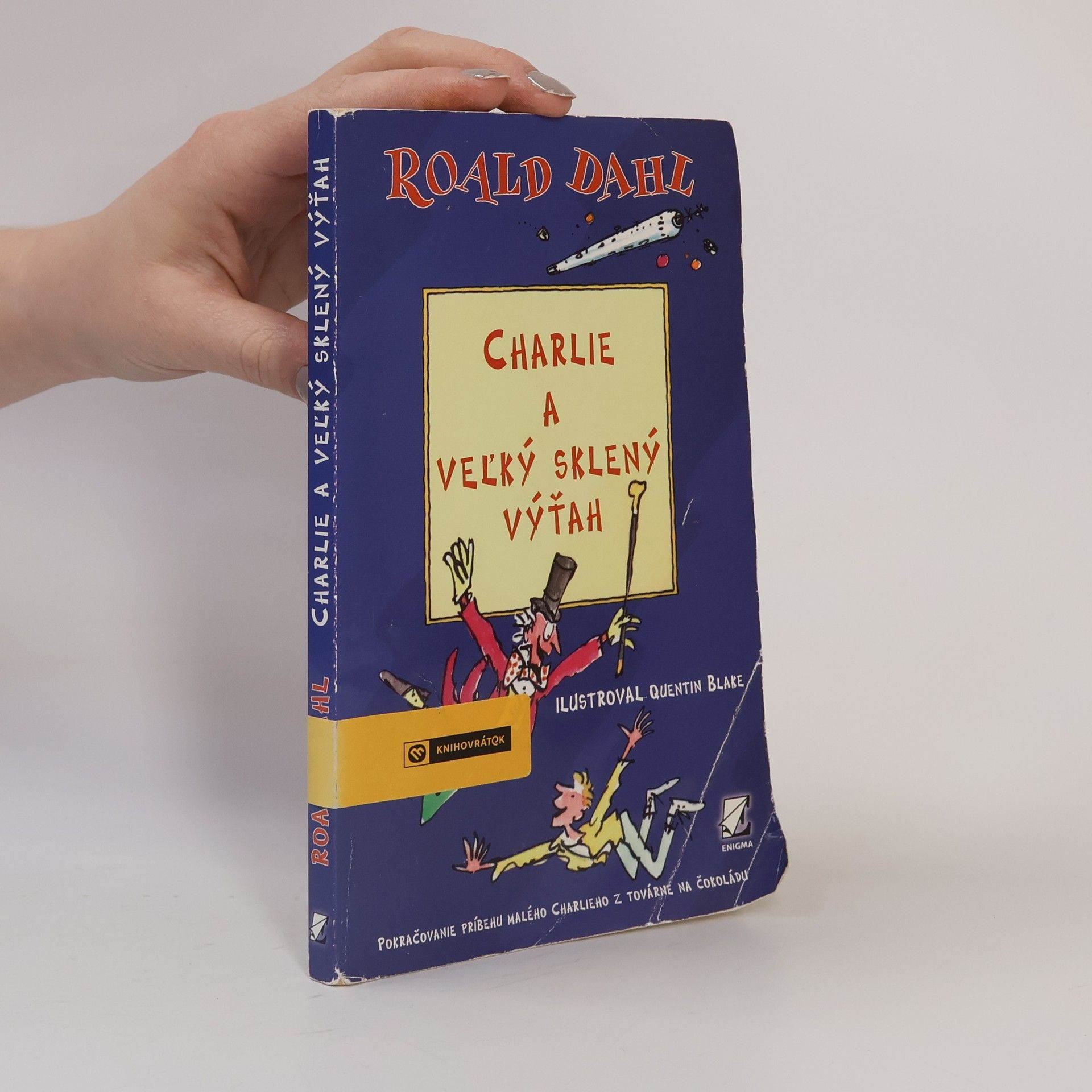 Roald Dahl Charlie a veľký sklenený výťah