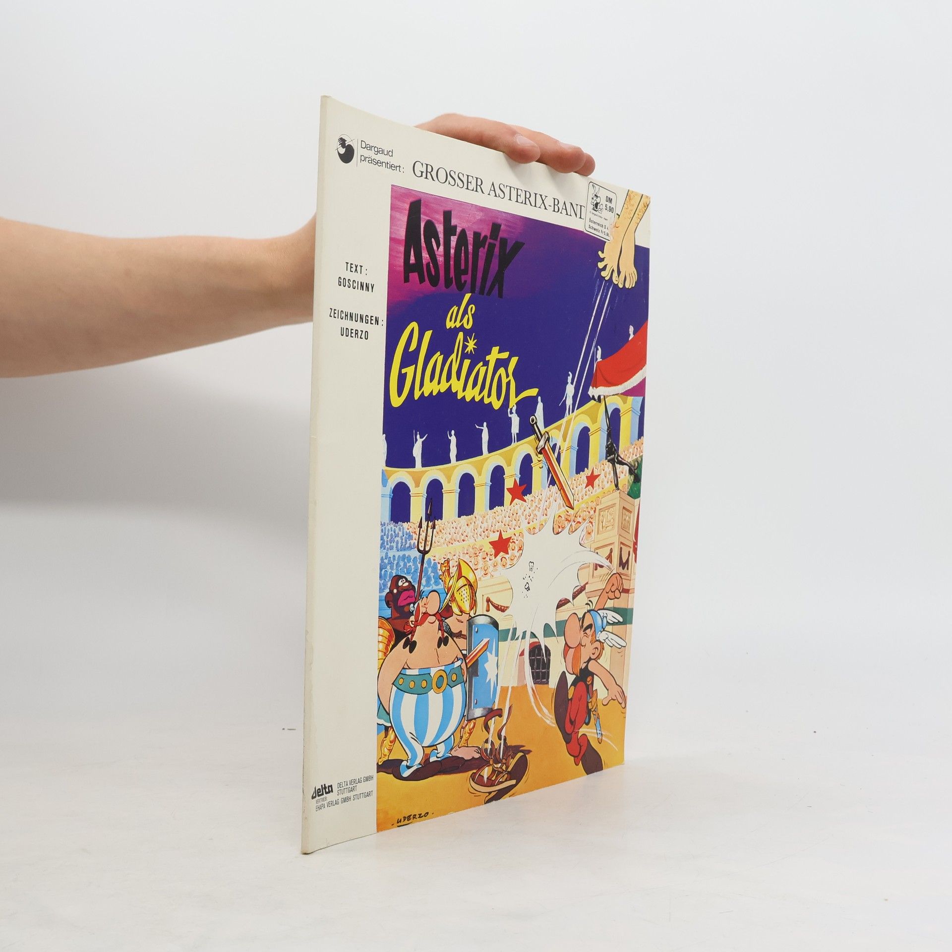 René Goscinny Asterix als Gladiator