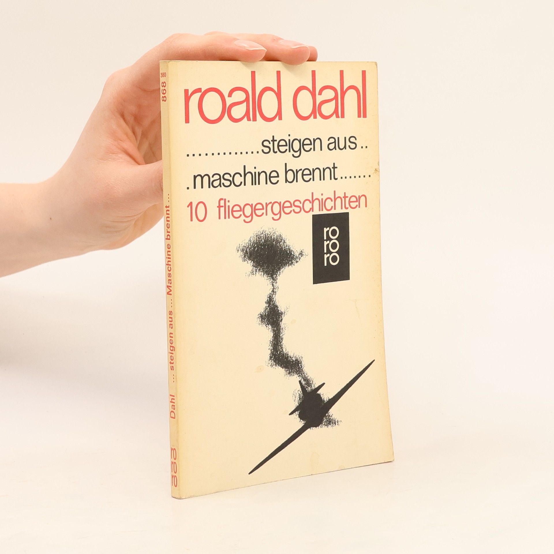Roald Dahl ... steigen aus ... Maschine brennt