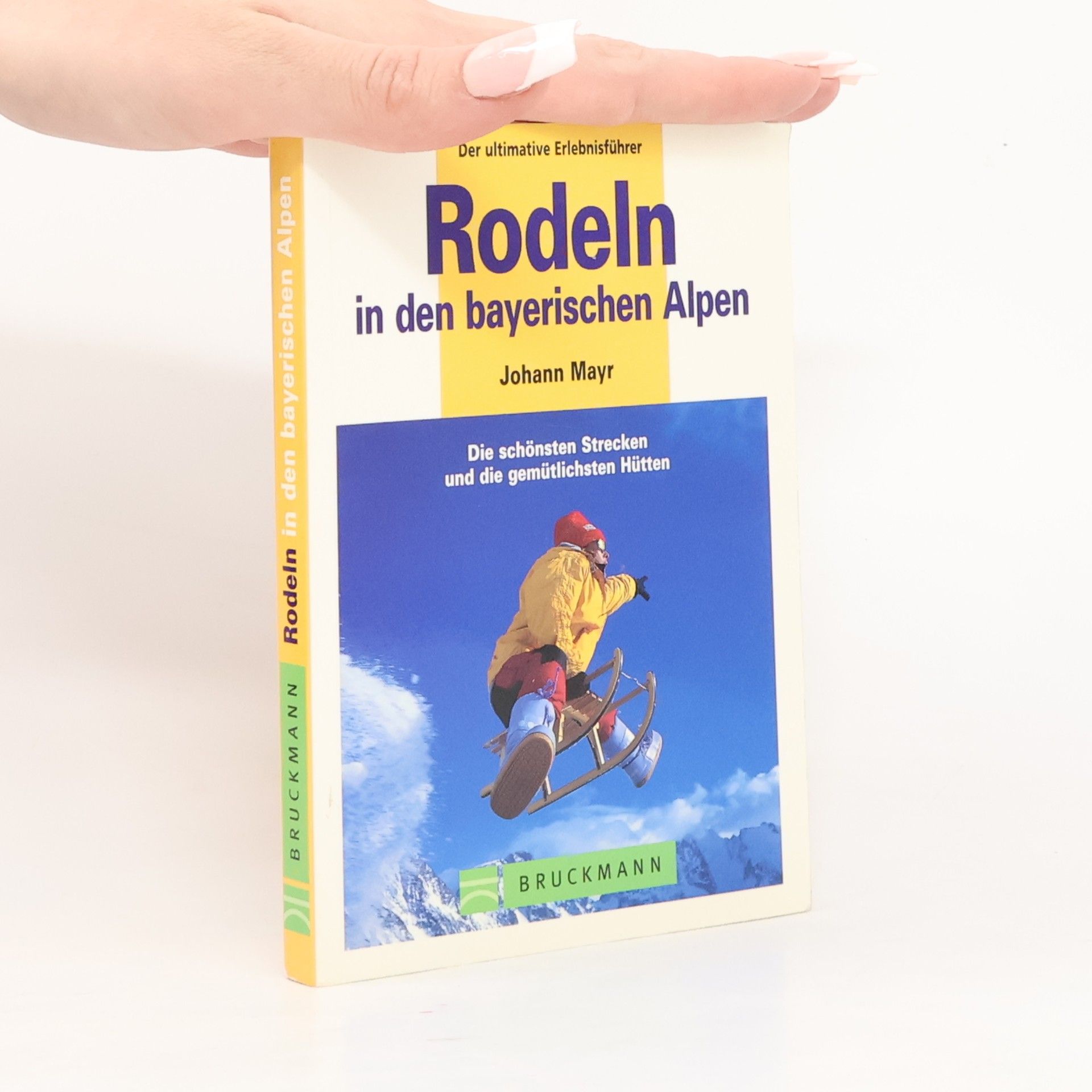 Johann Mayr Rodeln in den bayerischen Alpen