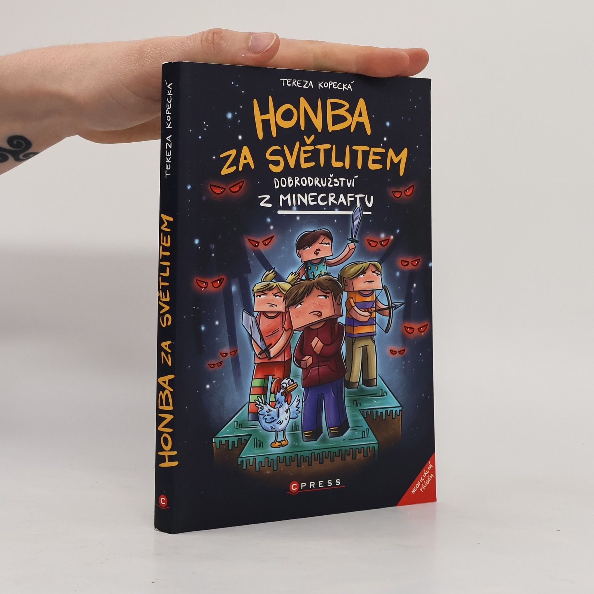 Tereza Kopecká Honba za světlitem : dobrodružství z Minecrafu