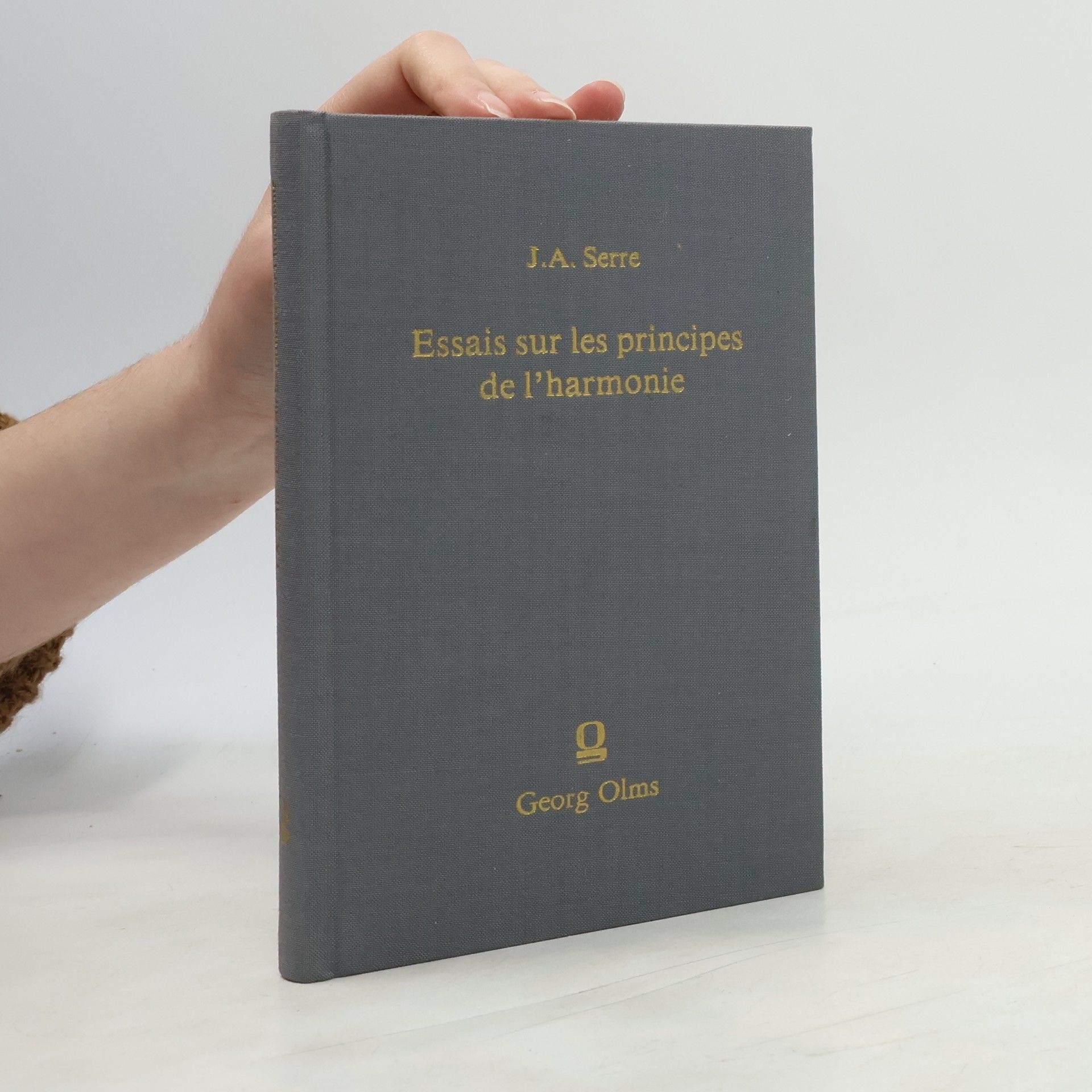 Jean Adam Serre Essais sur les principes de l'harmonie