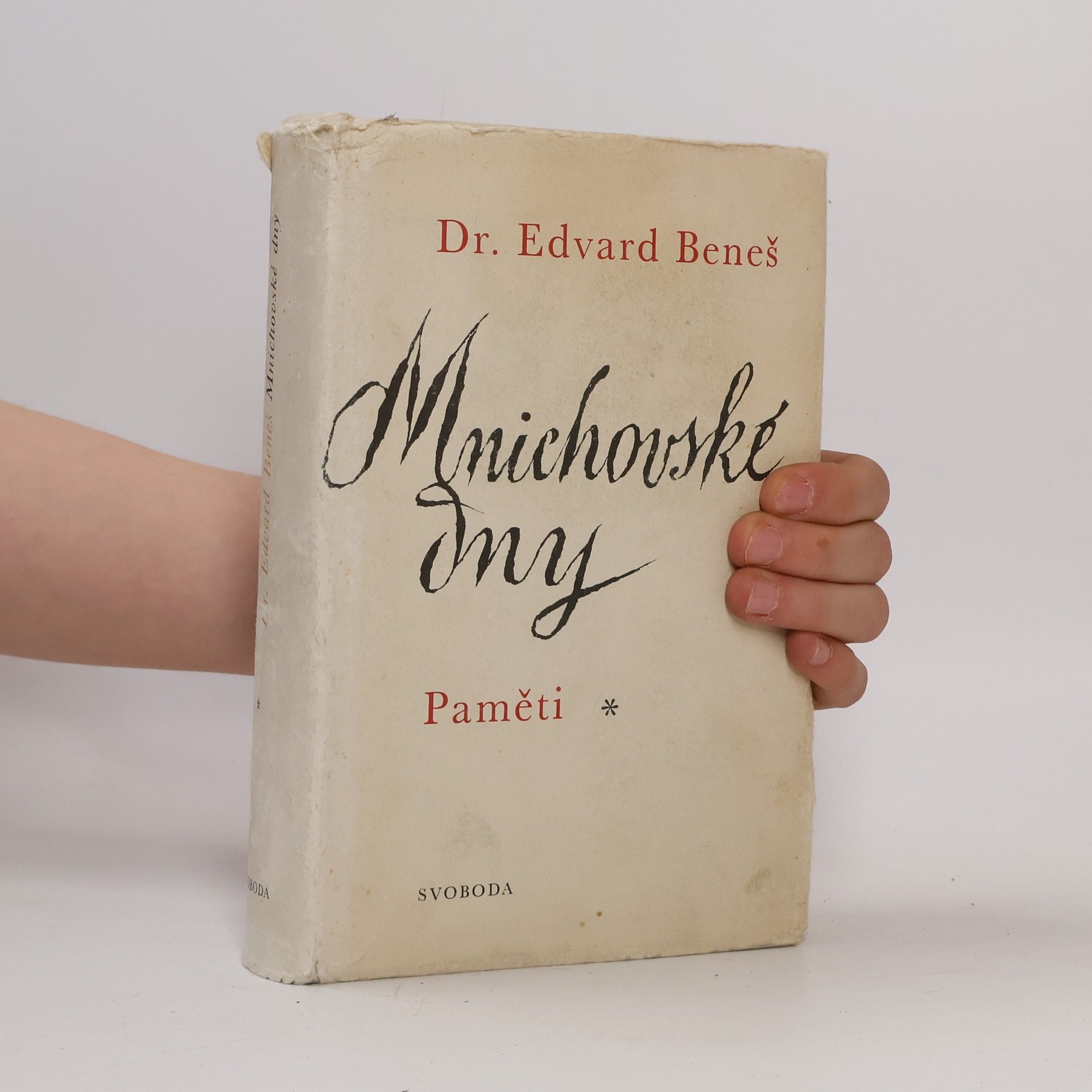 Edvard Beneš Mnichovské dny